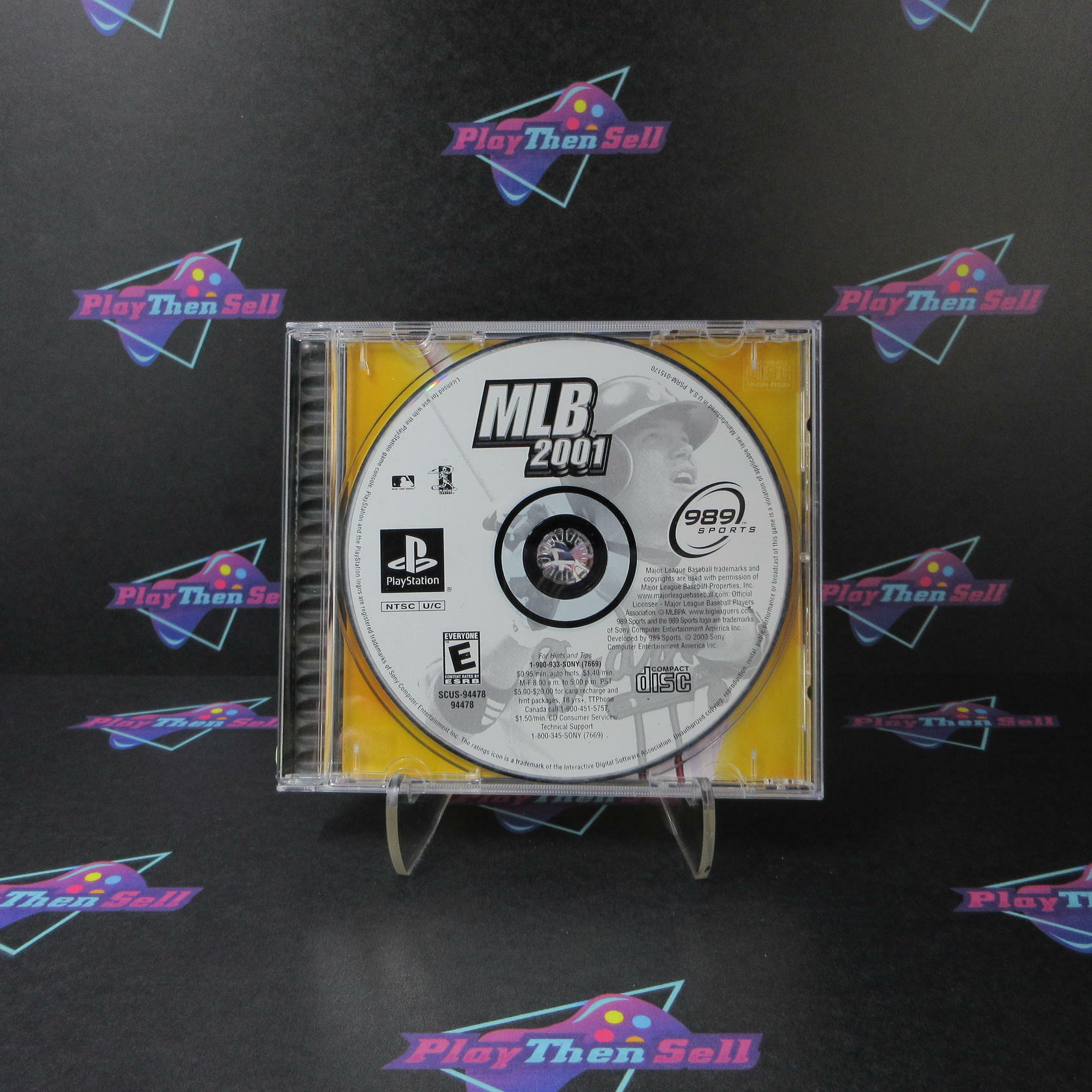 MLB 2001 PS1 PlayStation 1 - Very Good