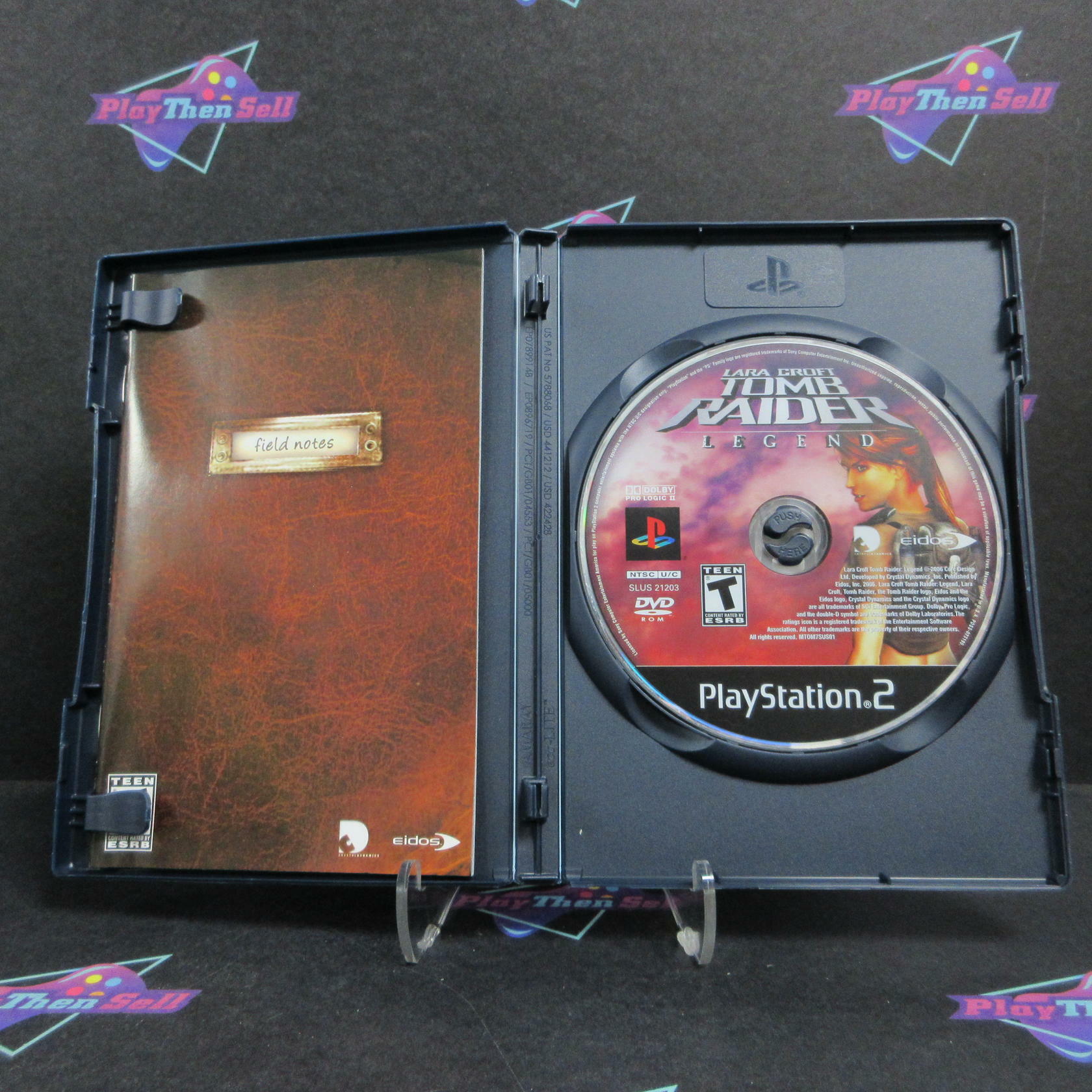 Tomb Raider Legend PS2 PlayStation 2 AD Complete CIB - Very Good