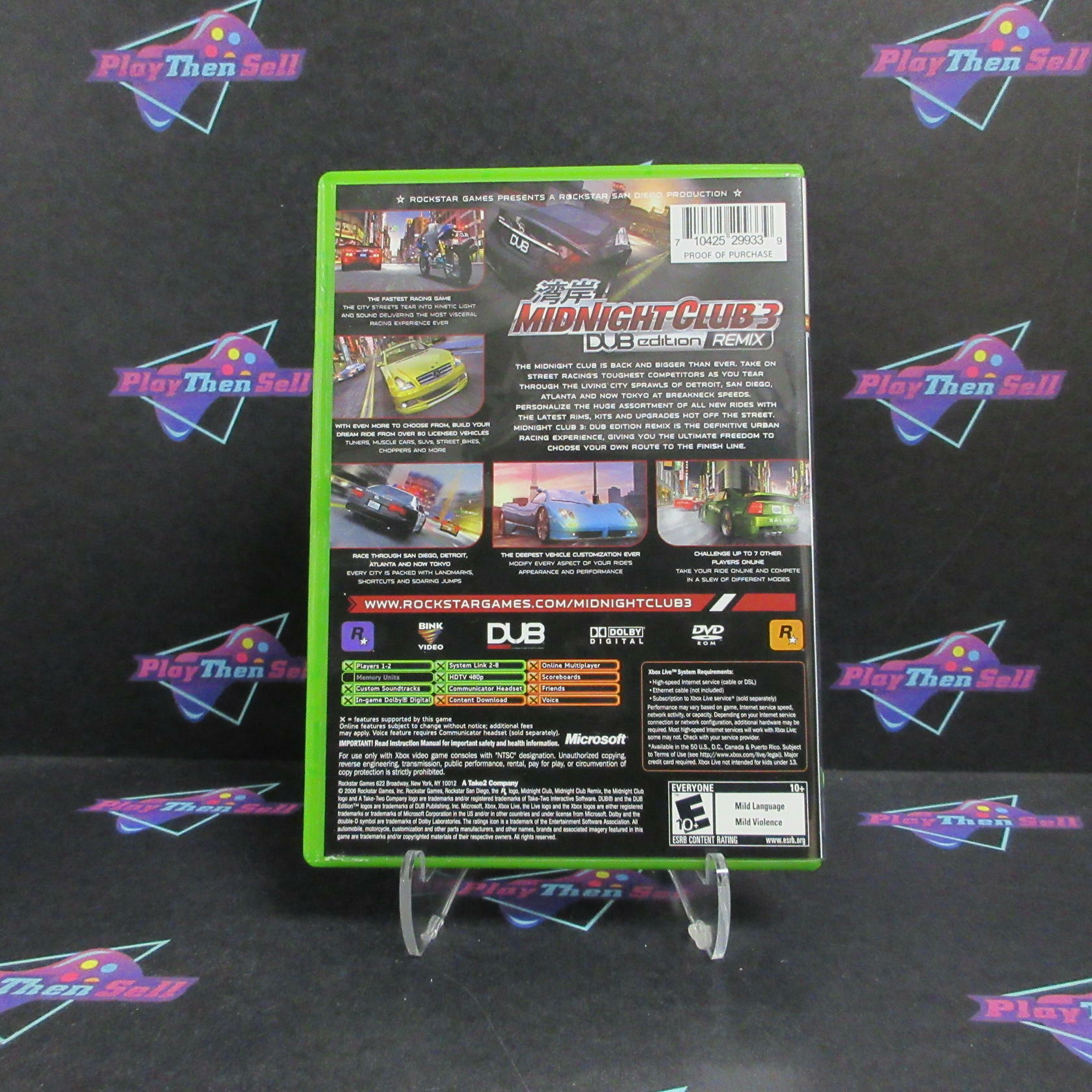 Midnight Club 3 DUB Edition Remix Xbox PH - Very Good