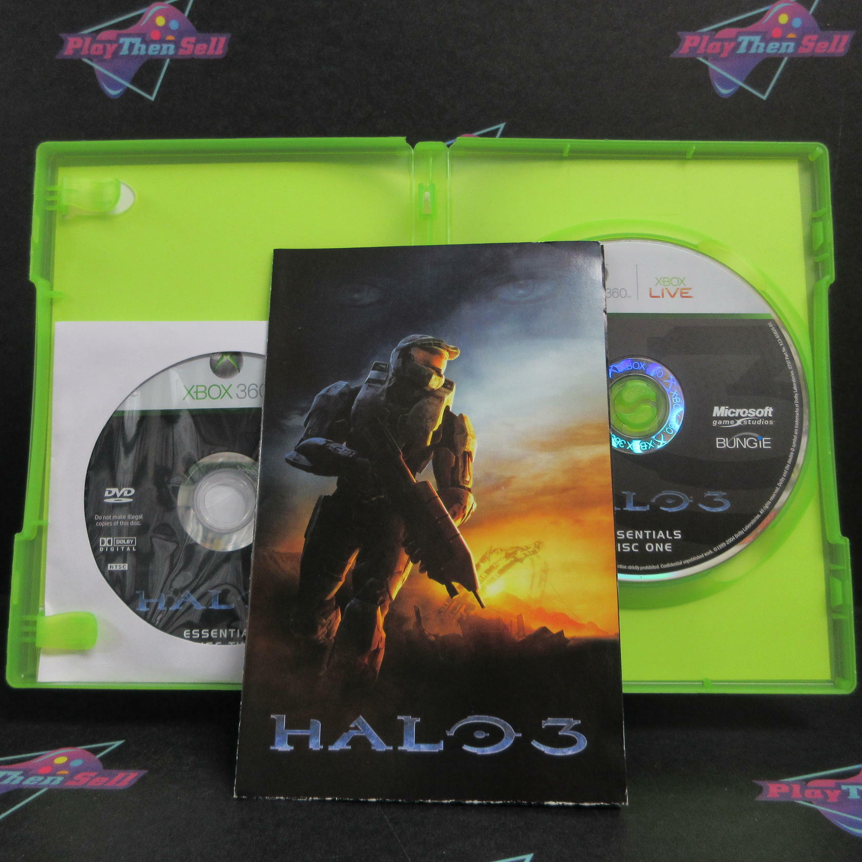 Halo 3 Essentials Xbox 360 + Poster - Very Good