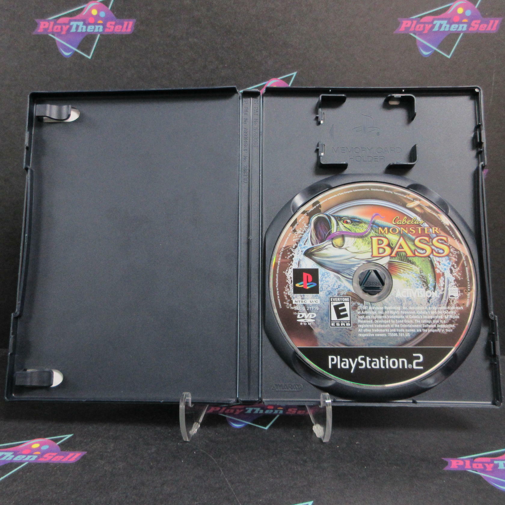 Cabela's Monster Bass PS2 PlayStation 2 - Very Good