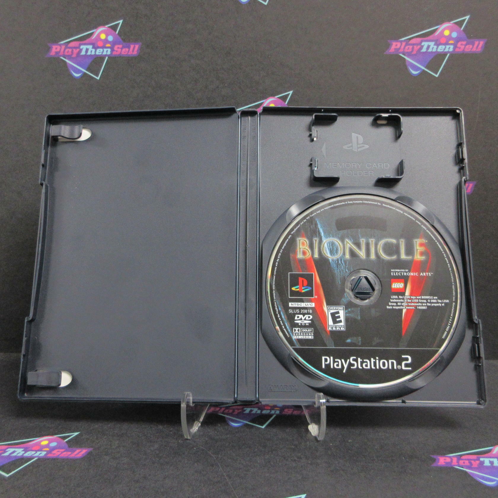 Bionicle PS2 PlayStation 2 Rental Art AD/NM - Very Good