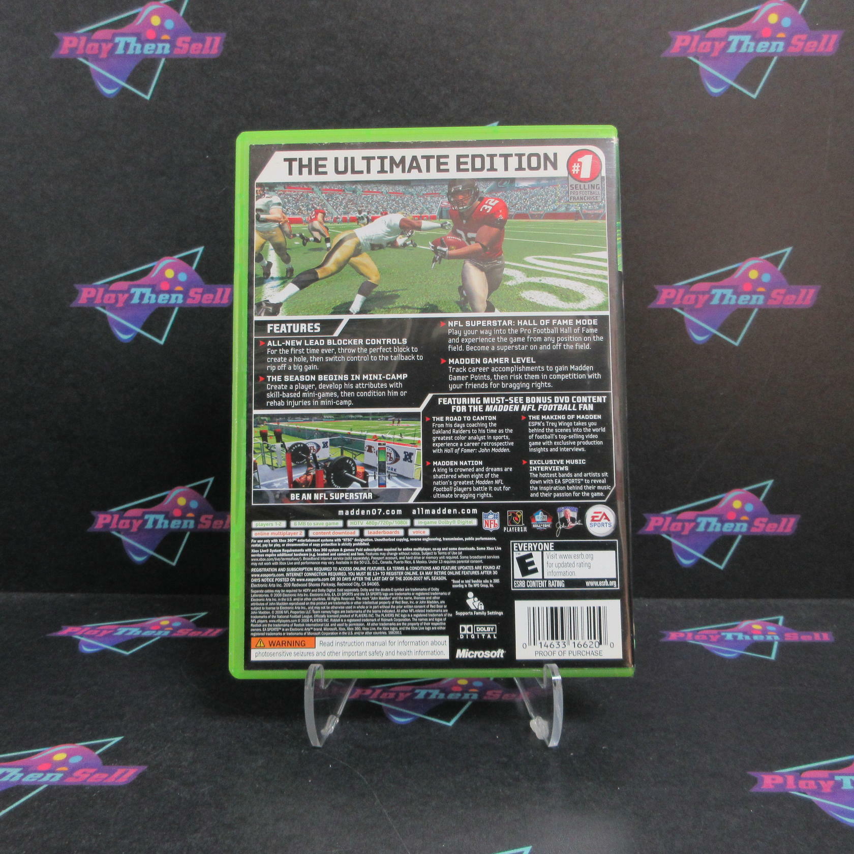 Madden NFL 07 Hall of Fame Edition Xbox 360 - Very Good