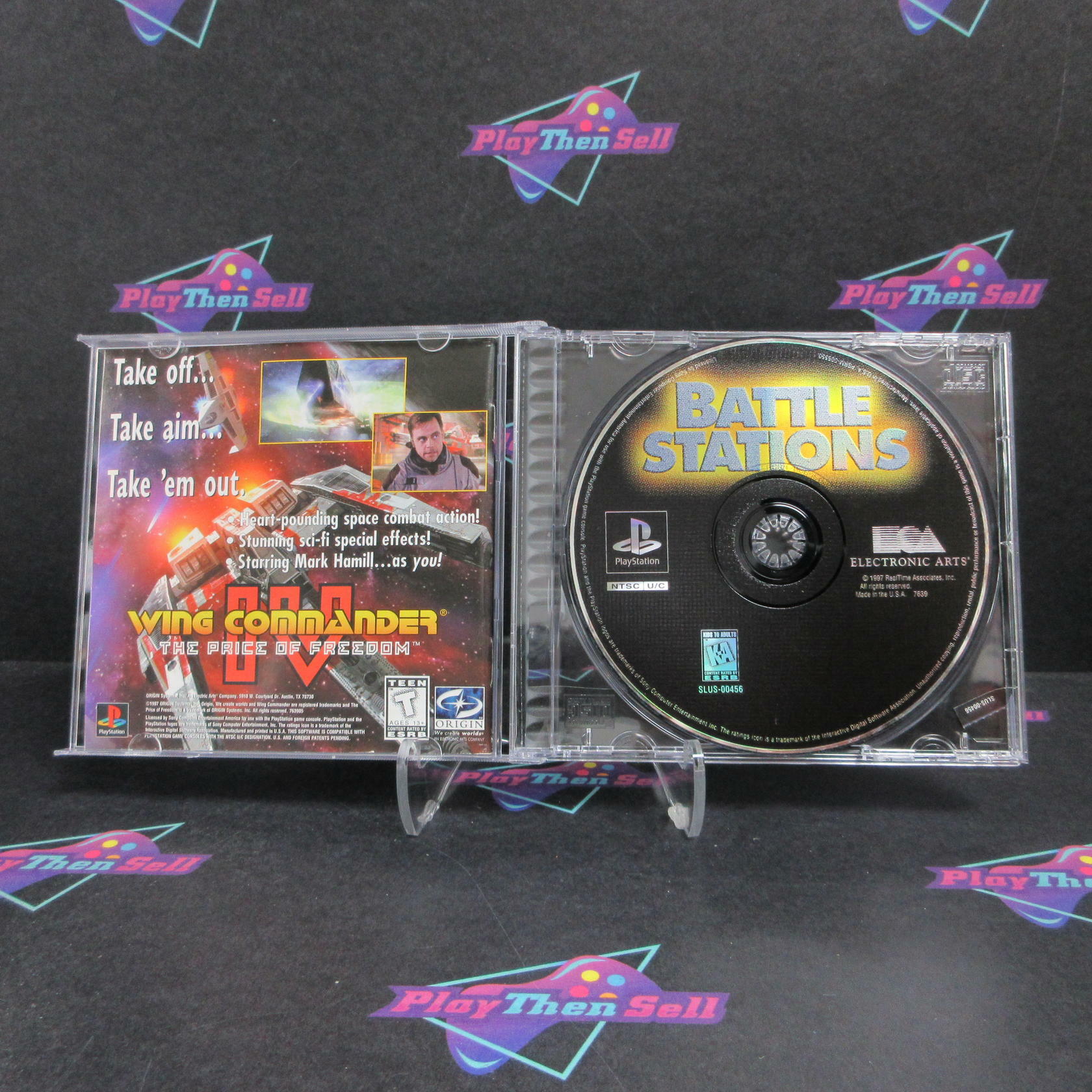 Battlestations PS1 PlayStation 1 AD Complete CIB - Very Good