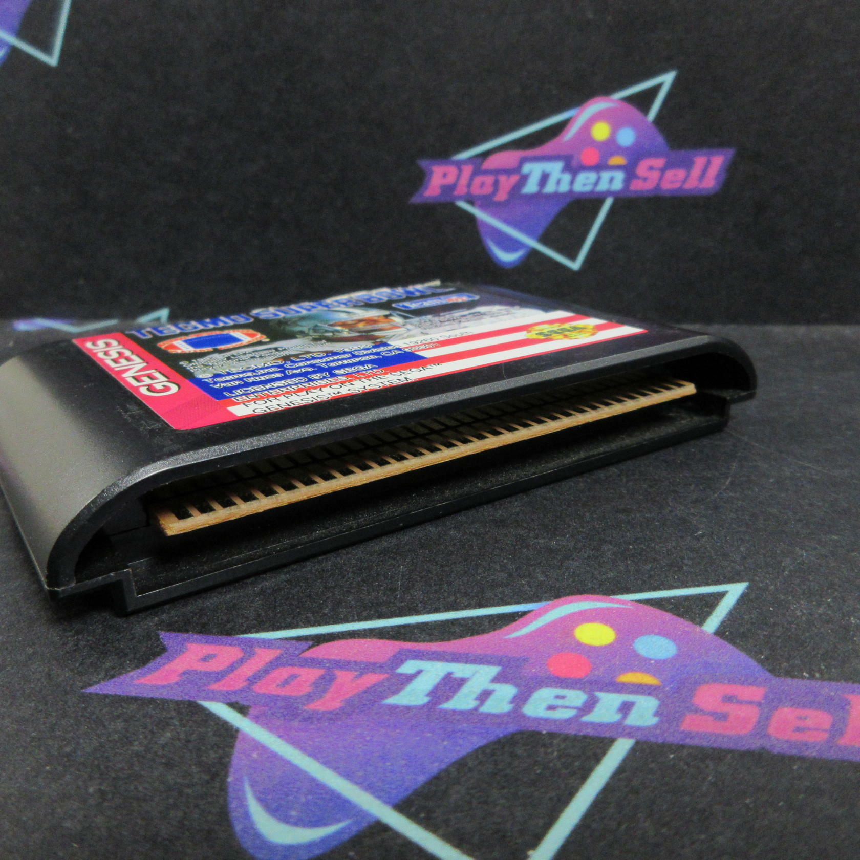 Tecmo Super Bowl Sega Genesis Boxed AD/DD/NM - Very Good