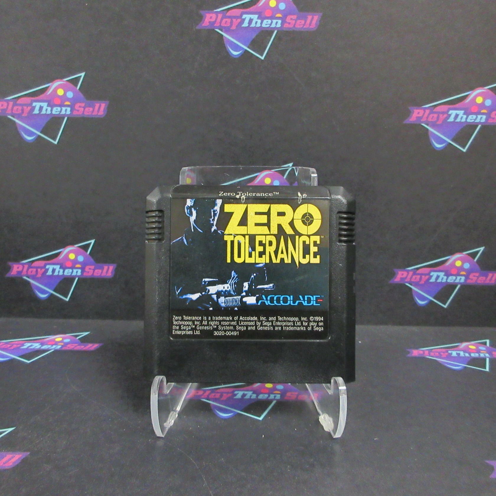 Zero Tolerance Sega Genesis Boxed AD/NM - Very Good