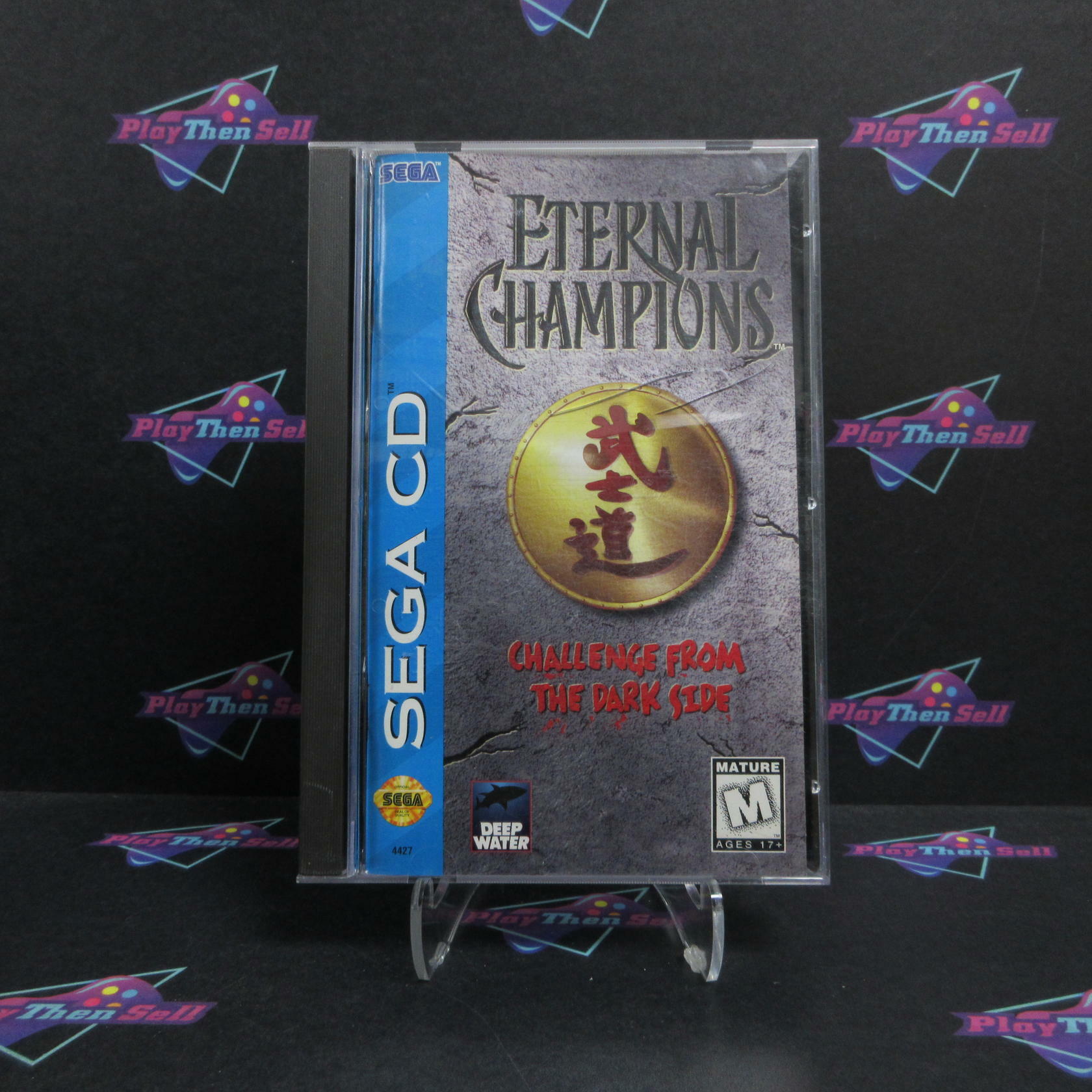 Eternal Champions Challenge From the Dark Side Sega CD CS Complete CIB - Very Good