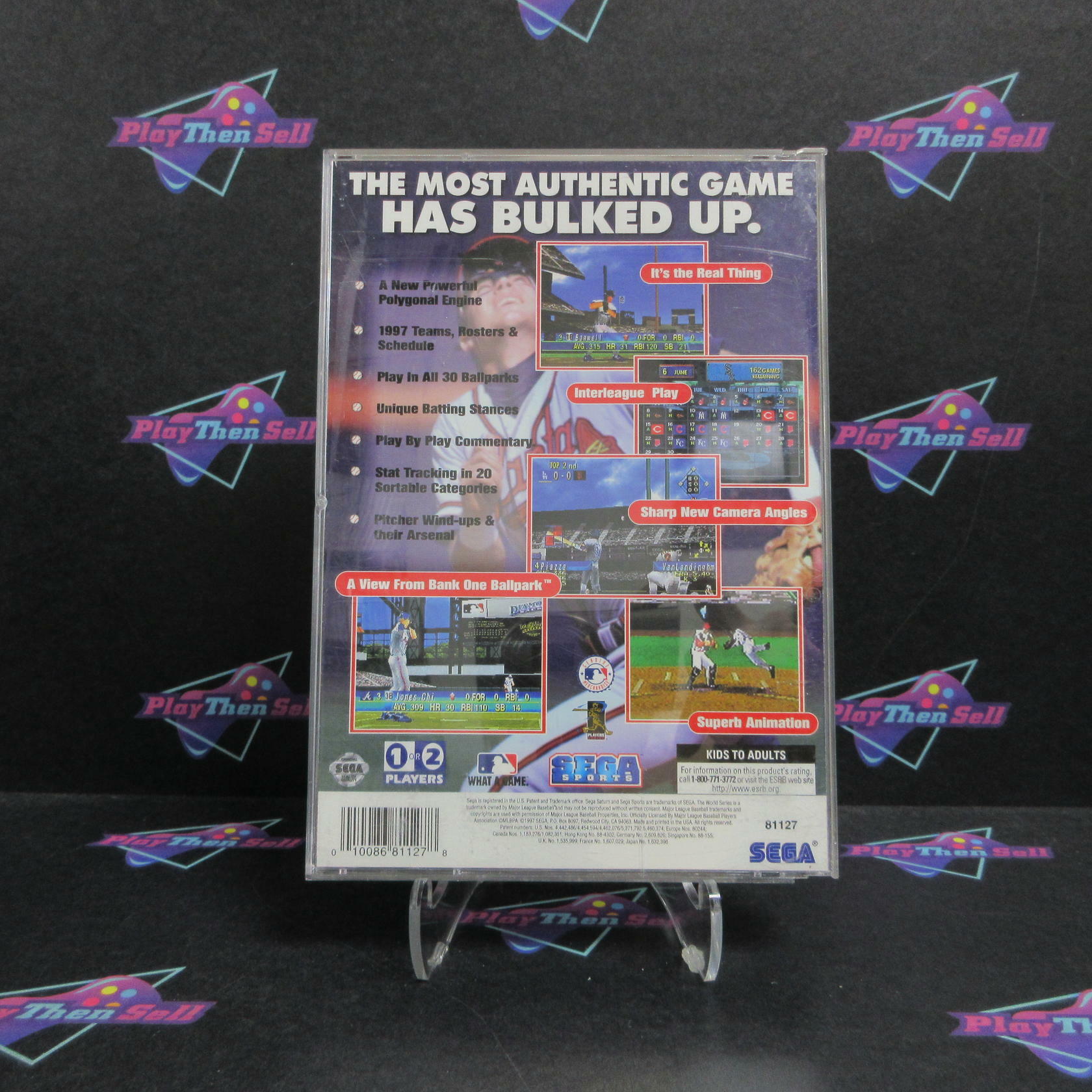 World Series Baseball 98 Sega Saturn CS Complete CIB - Very Good
