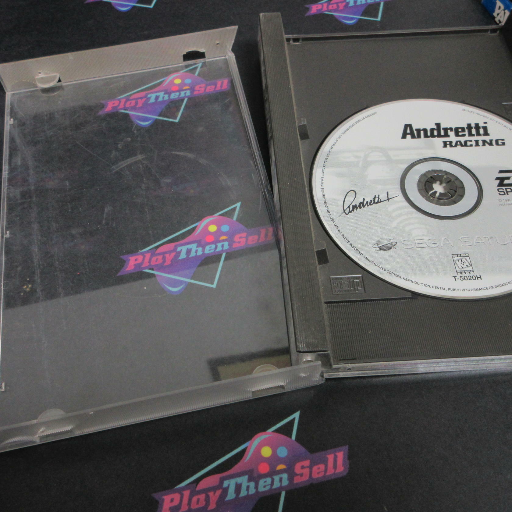 Andretti Racing Sega Saturn CS Complete CIB - Very Good