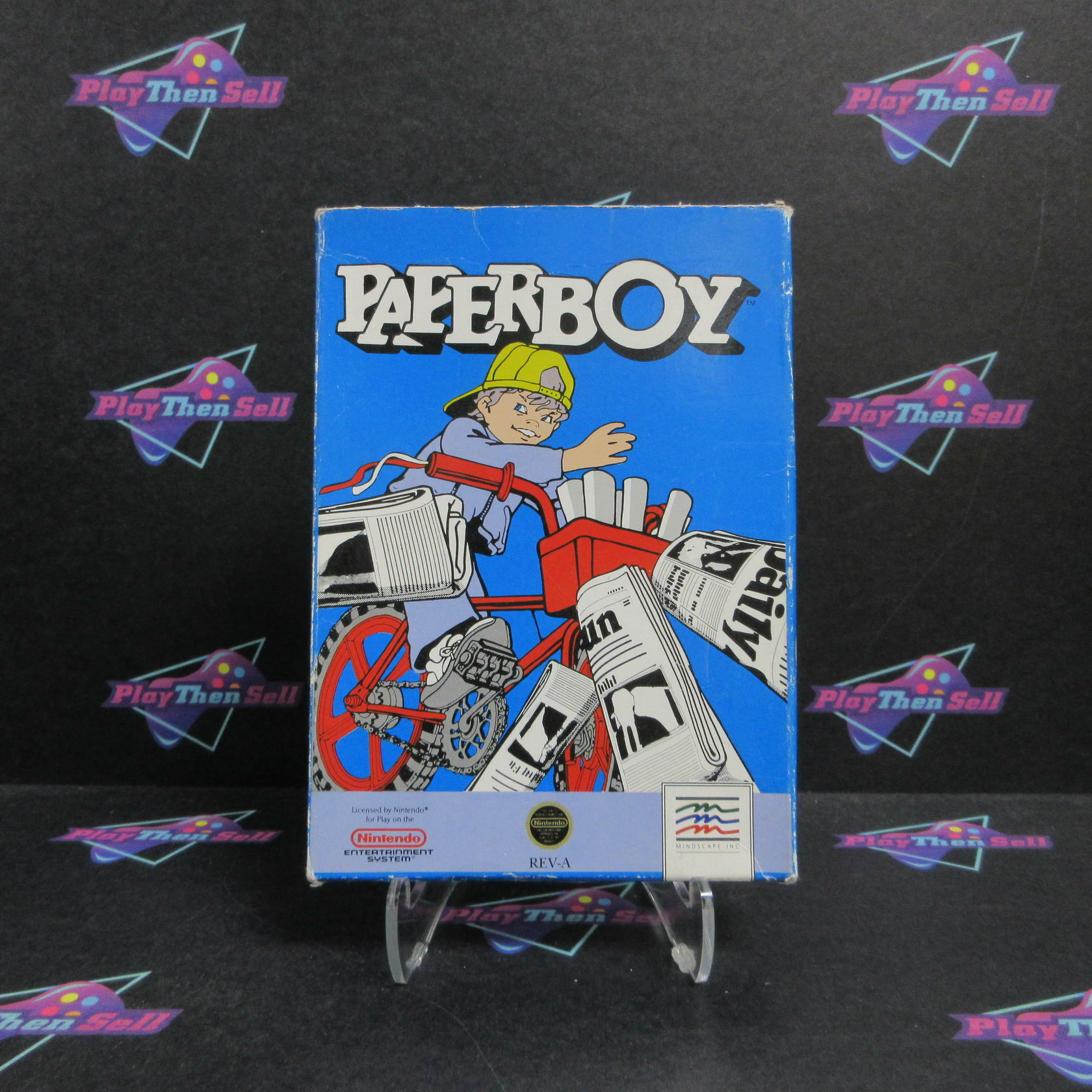Paperboy Nintendo NES Boxed AD/NM - Very Good