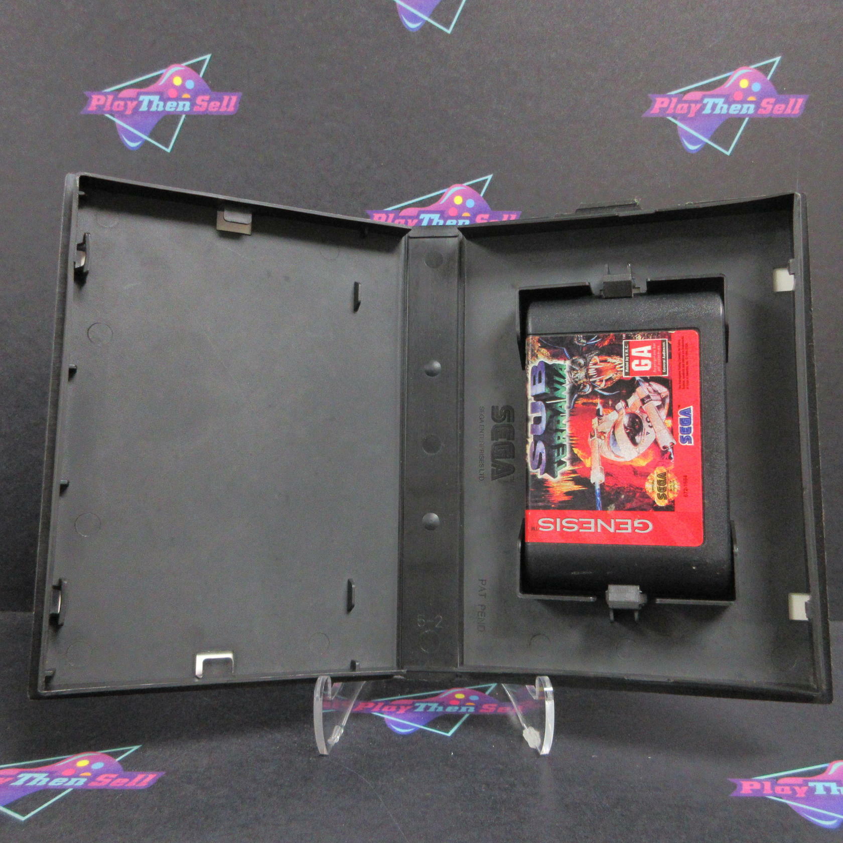 Sub-Terrania Sega Genesis Boxed AD/CS/NM - Very Good