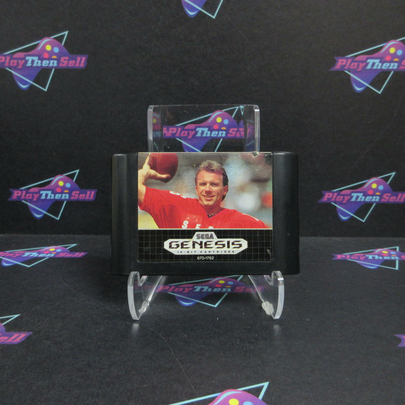 NFL Football '94 Starring Joe Montana Sega Genesis Boxed AD/MD Complete - Very Good