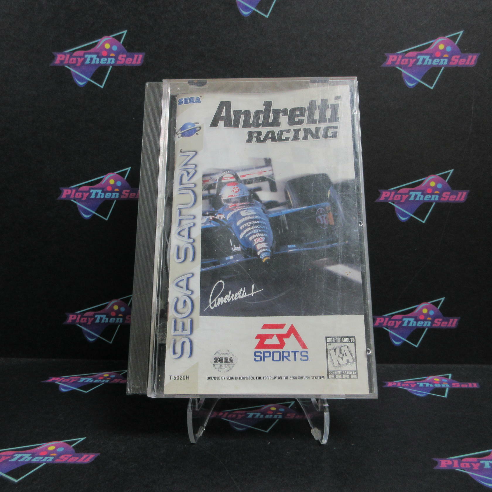 Andretti Racing Sega Saturn CS Complete CIB - Very Good