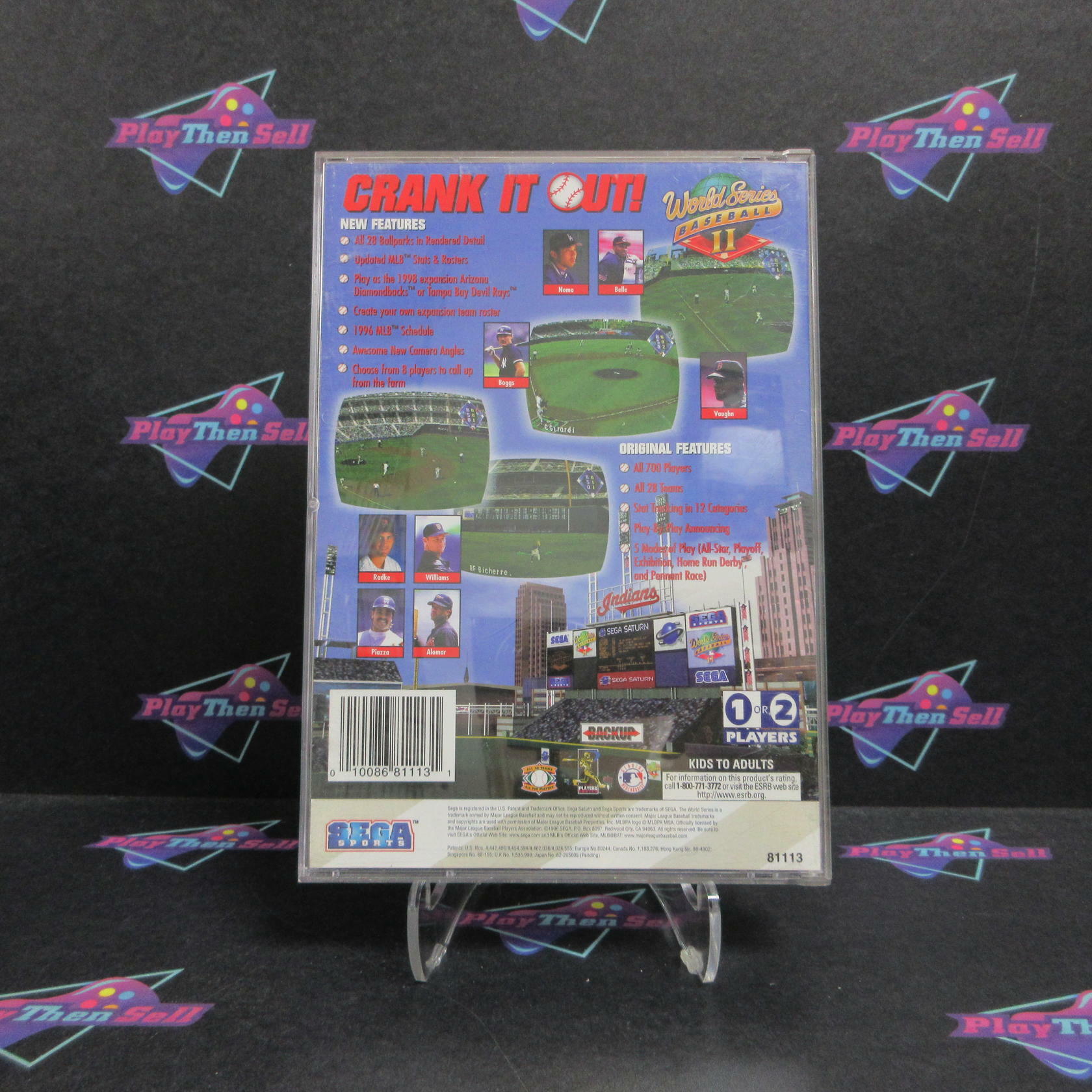 World Series Baseball 2 Sega Saturn Complete CIB - Very Good