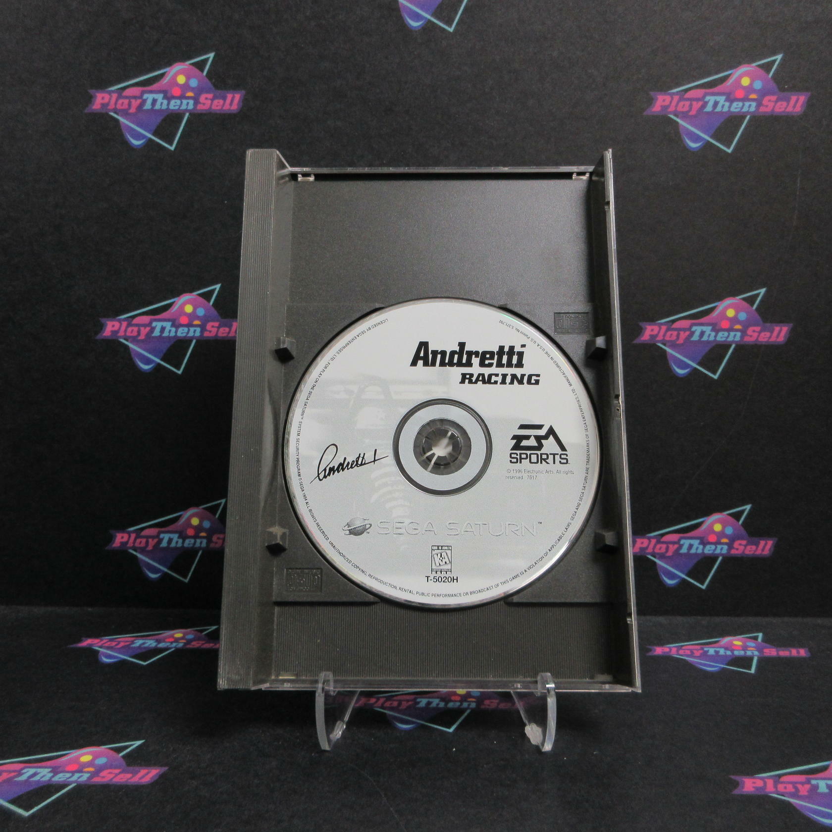 Andretti Racing Sega Saturn CS Complete CIB - Very Good