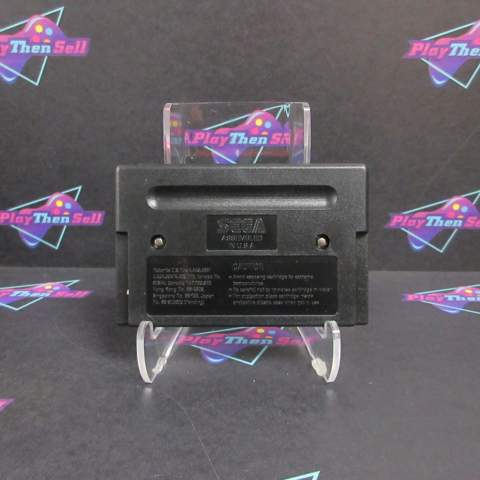 Sub-Terrania Sega Genesis Boxed AD/CS/NM - Very Good