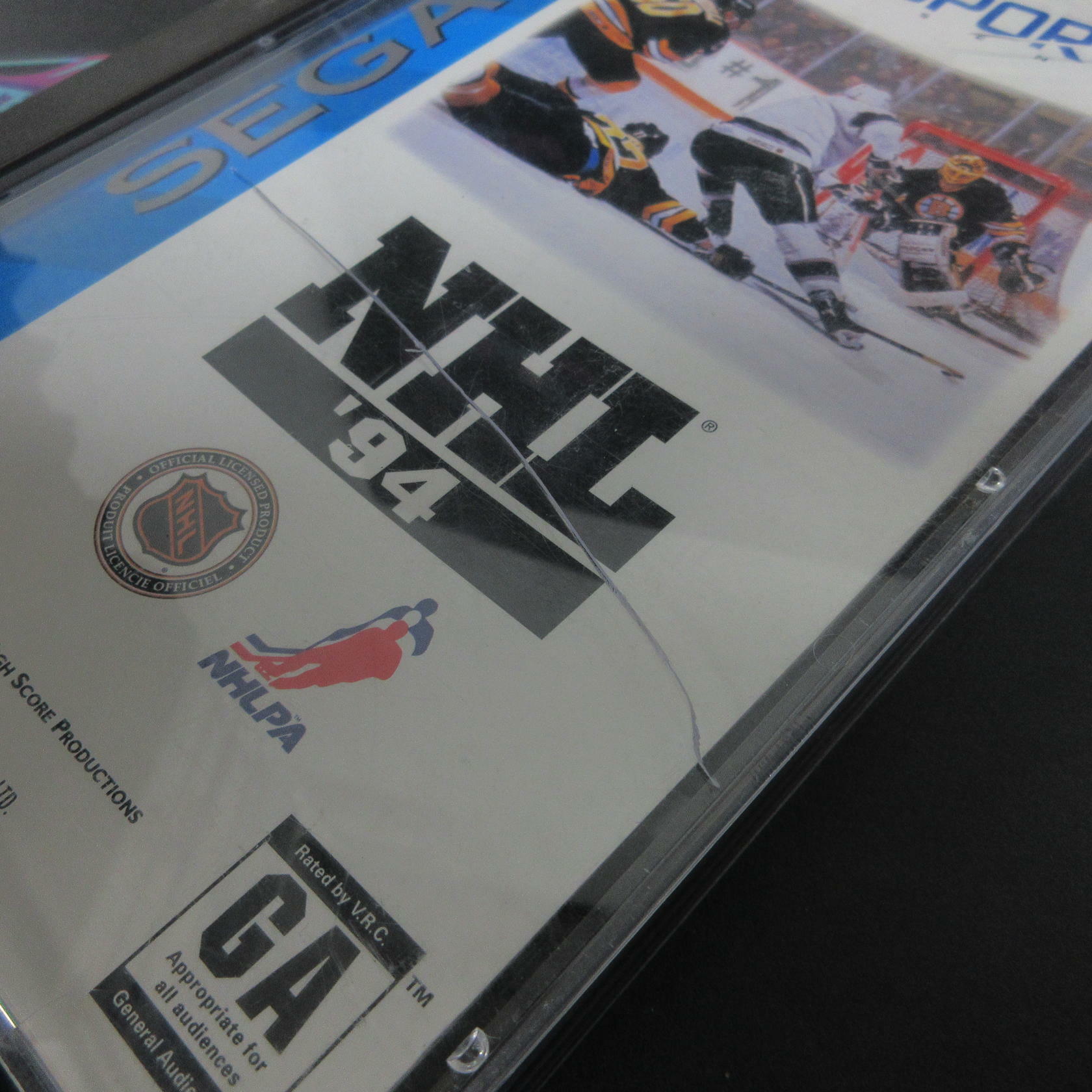 NHL Hockey 94 Sega CD CS + Reg Card Complete CIB - Very Good