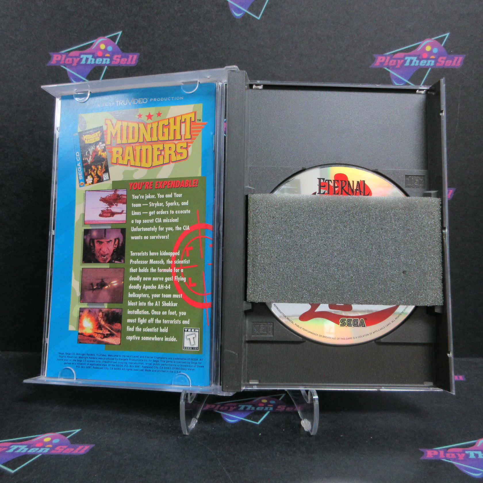 Eternal Champions Challenge From the Dark Side Sega CD CS Complete CIB - Very Good