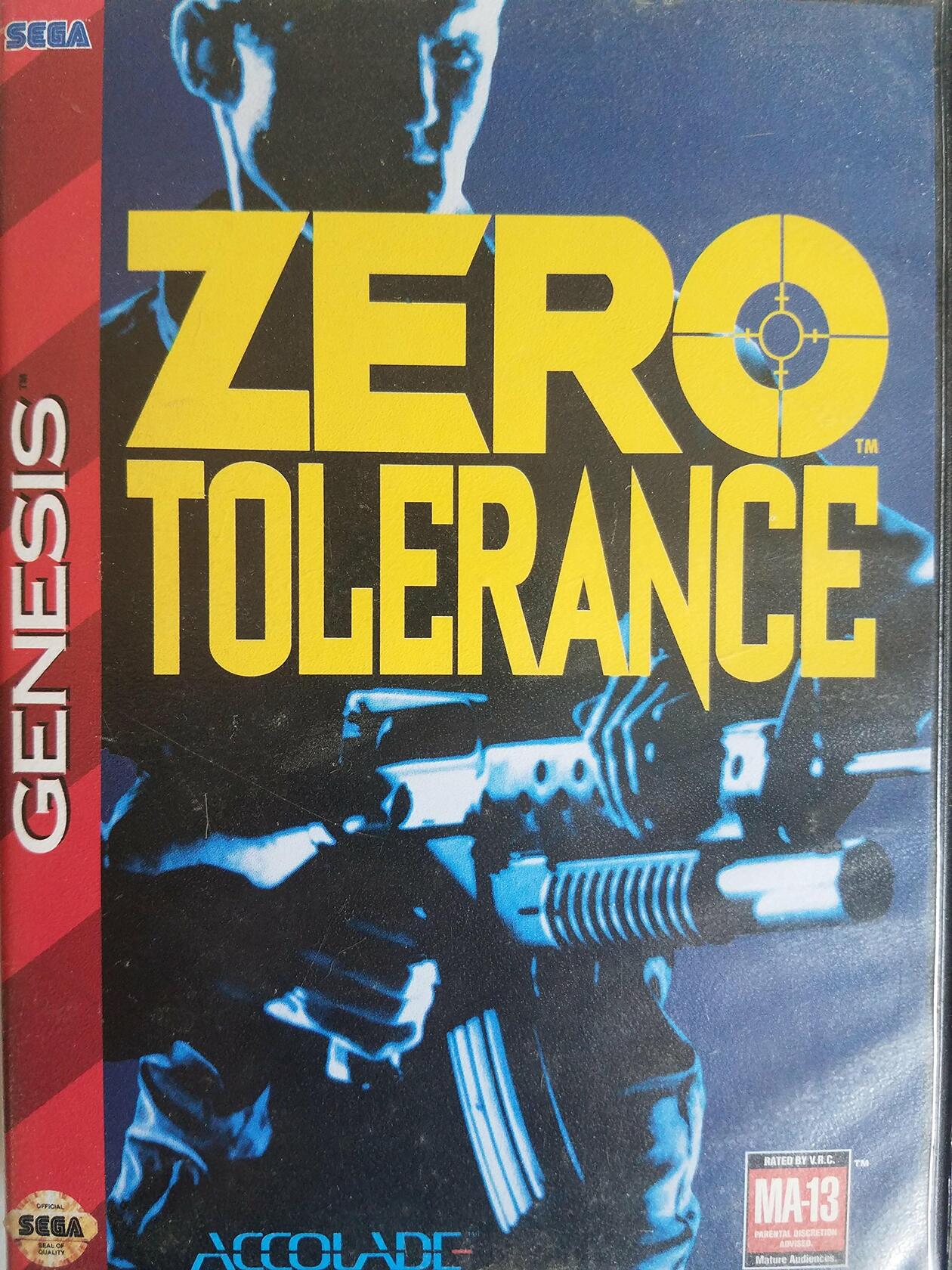 Zero Tolerance Sega Genesis Boxed AD/NM - Very Good
