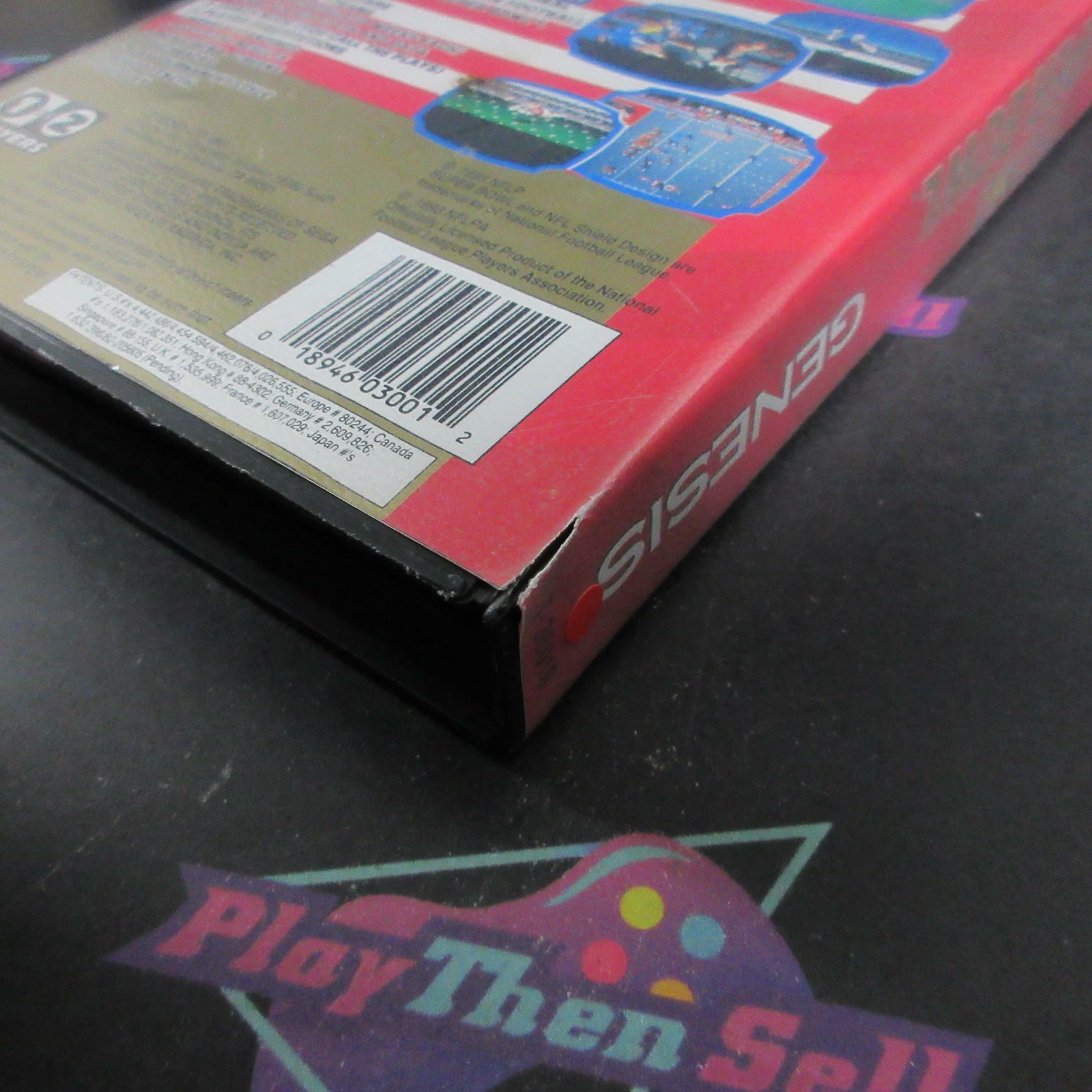 Tecmo Super Bowl Sega Genesis Boxed AD/DD/NM - Very Good