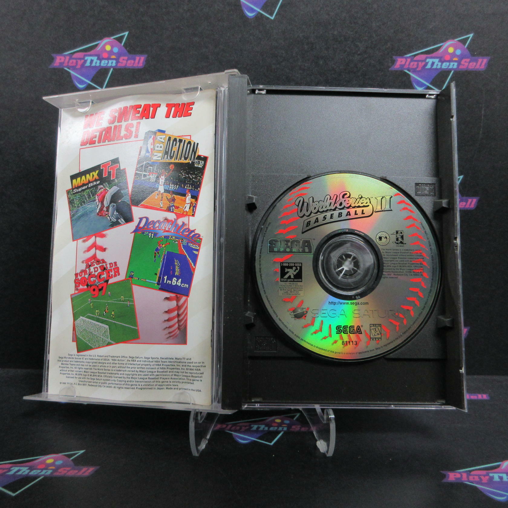 World Series Baseball 2 Sega Saturn Complete CIB - Very Good