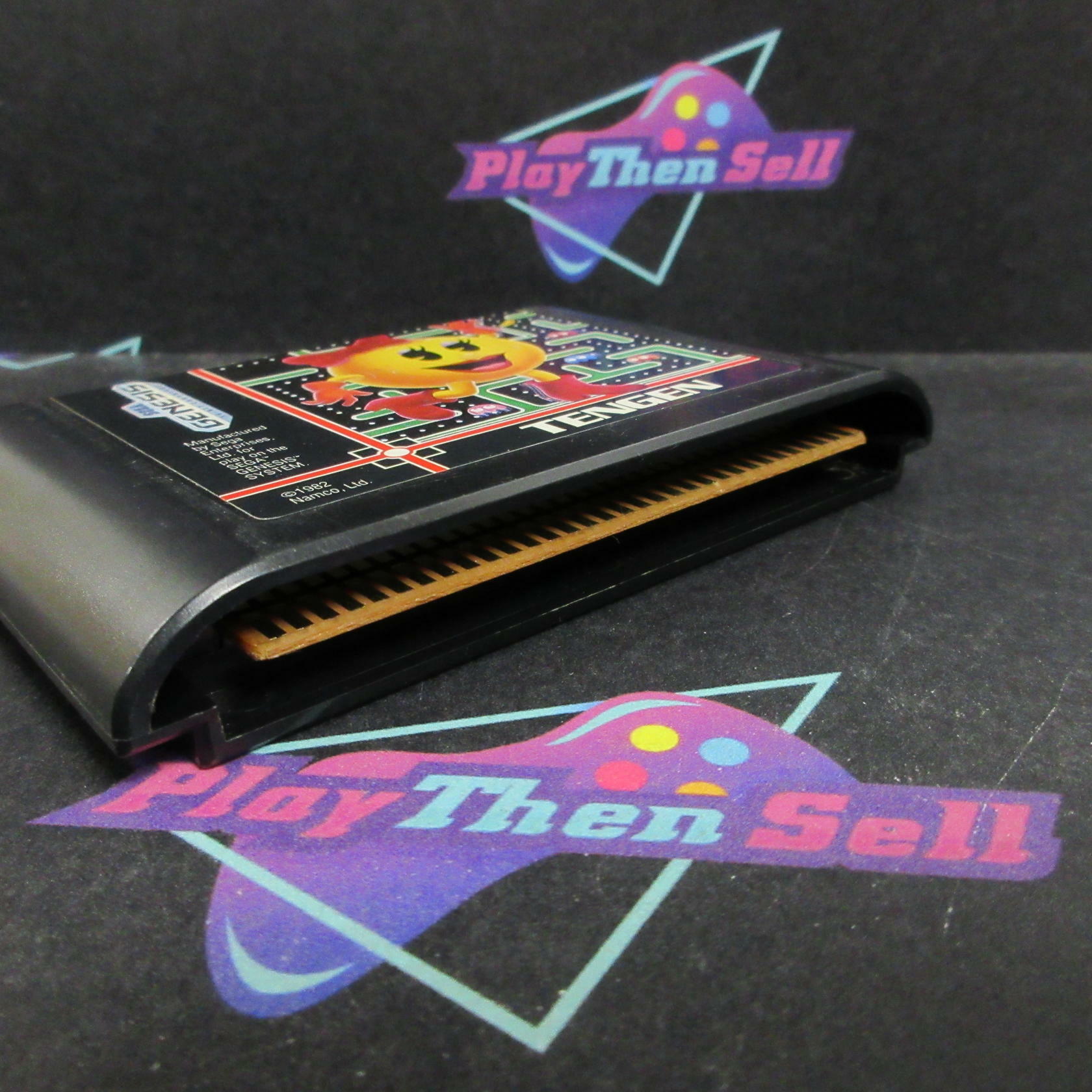 Ms. Pac-man Sega Genesis Boxed MD Complete CIB - Very Good