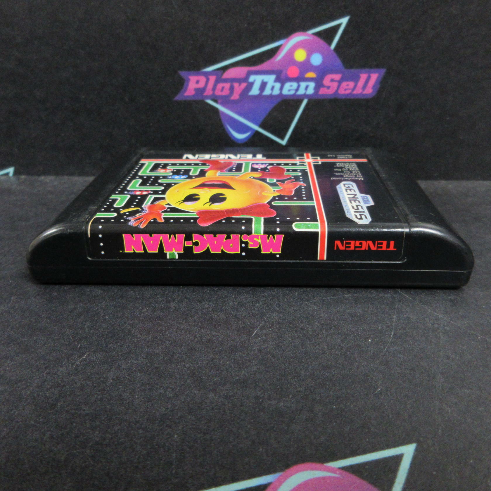 Ms. Pac-man Sega Genesis Boxed MD Complete CIB - Very Good