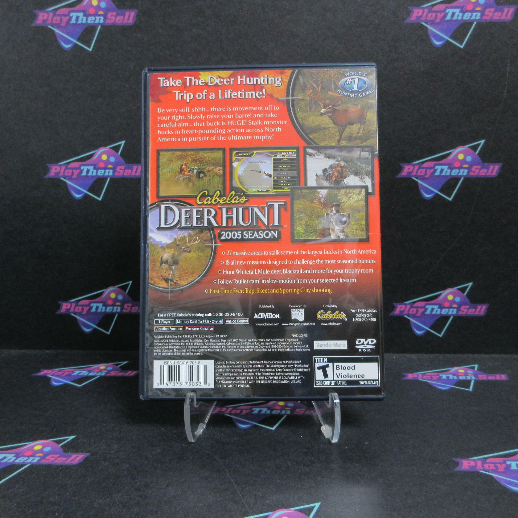 Cabela's Deer Hunt 2005 PS2 PlayStation 2 Complete - Excellent