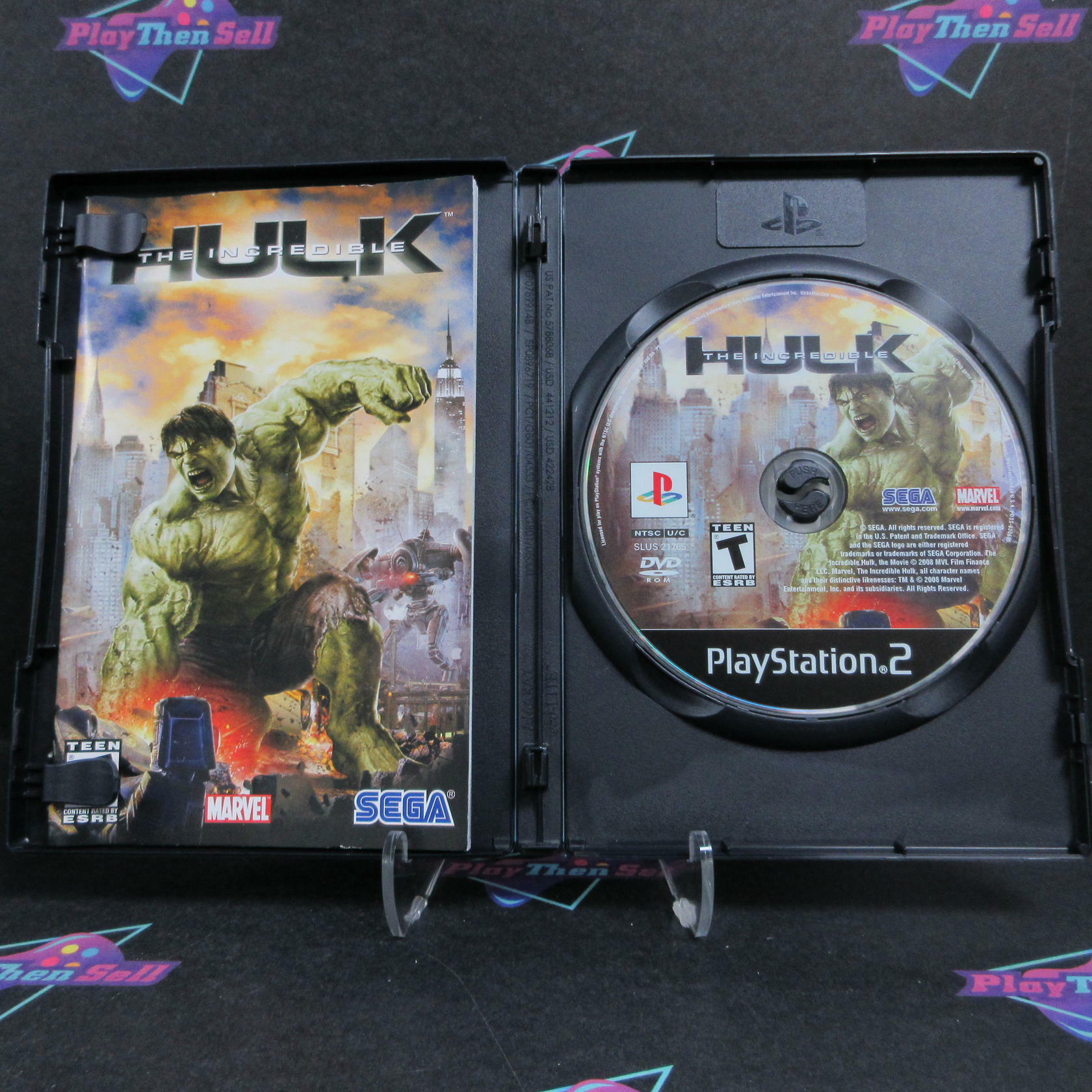 The Incredible Hulk PS2 PlayStation 2 Complete - Excellent
