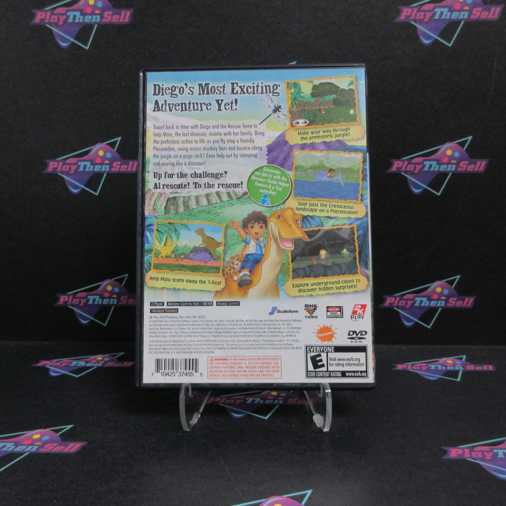Go, Diego, Go! Great Dinosaur Rescue PS2 PlayStation 2 Complete - Excellent