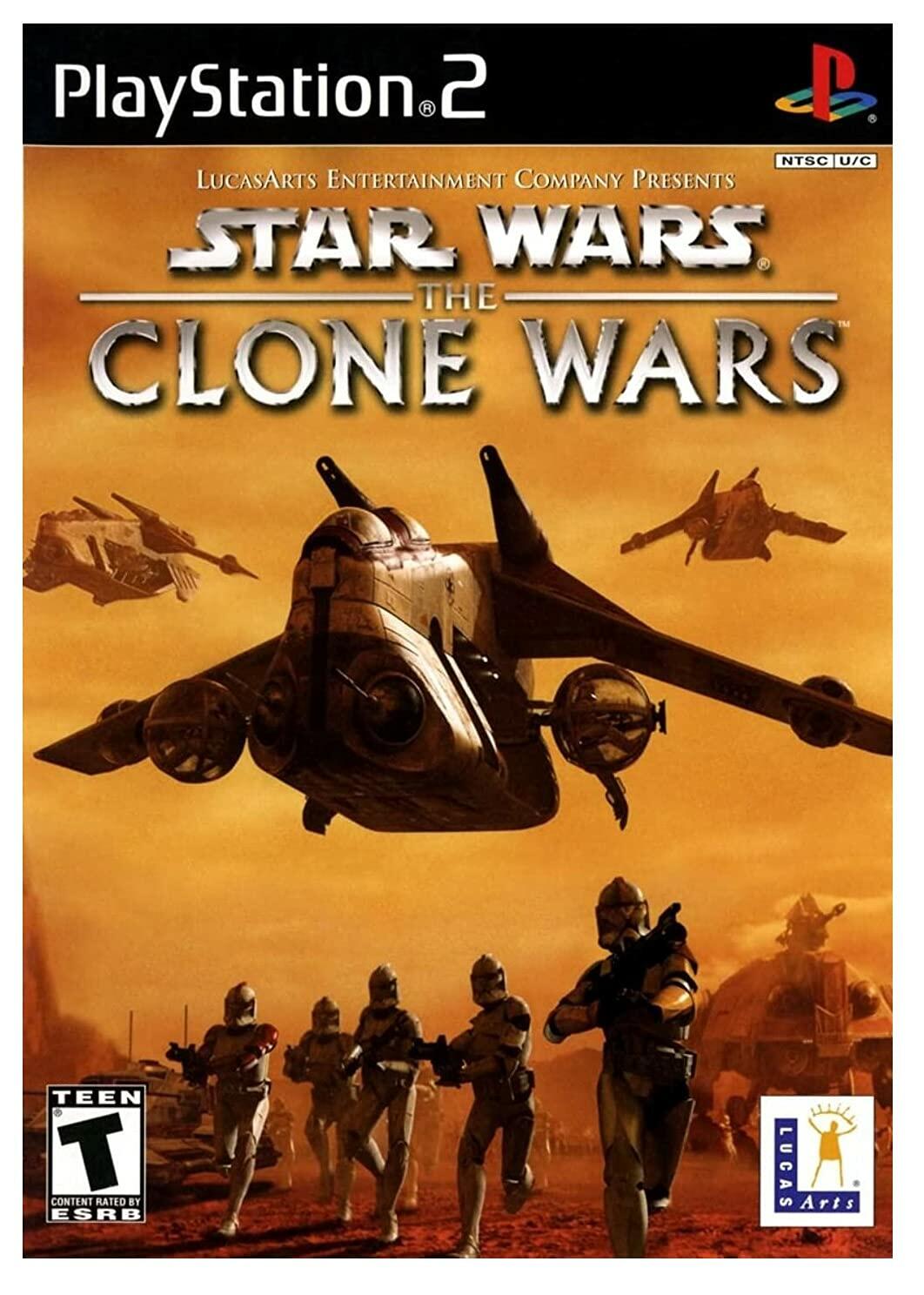 Star Wars The Clone Wars PS2 PlayStation 2 + Reg Card Complete - Excellent