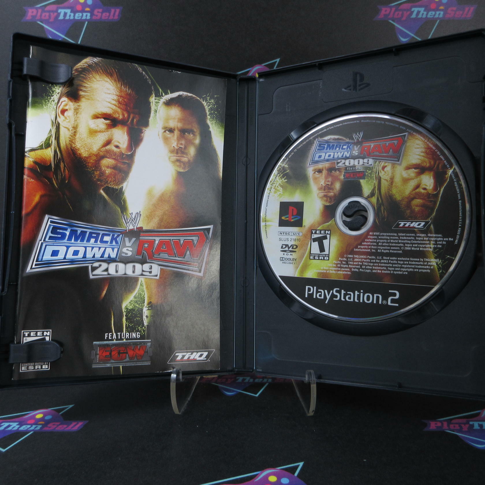 WWE SmackDown vs. Raw 2009 PS2 PlayStation 2 Complete - Excellent