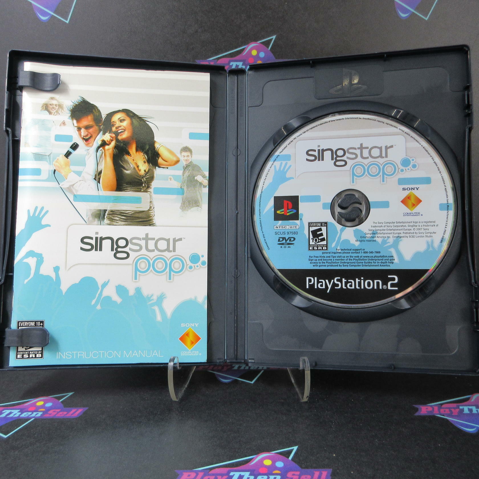 SingStar Pop PS2 PlayStation 2 Complete - Excellent