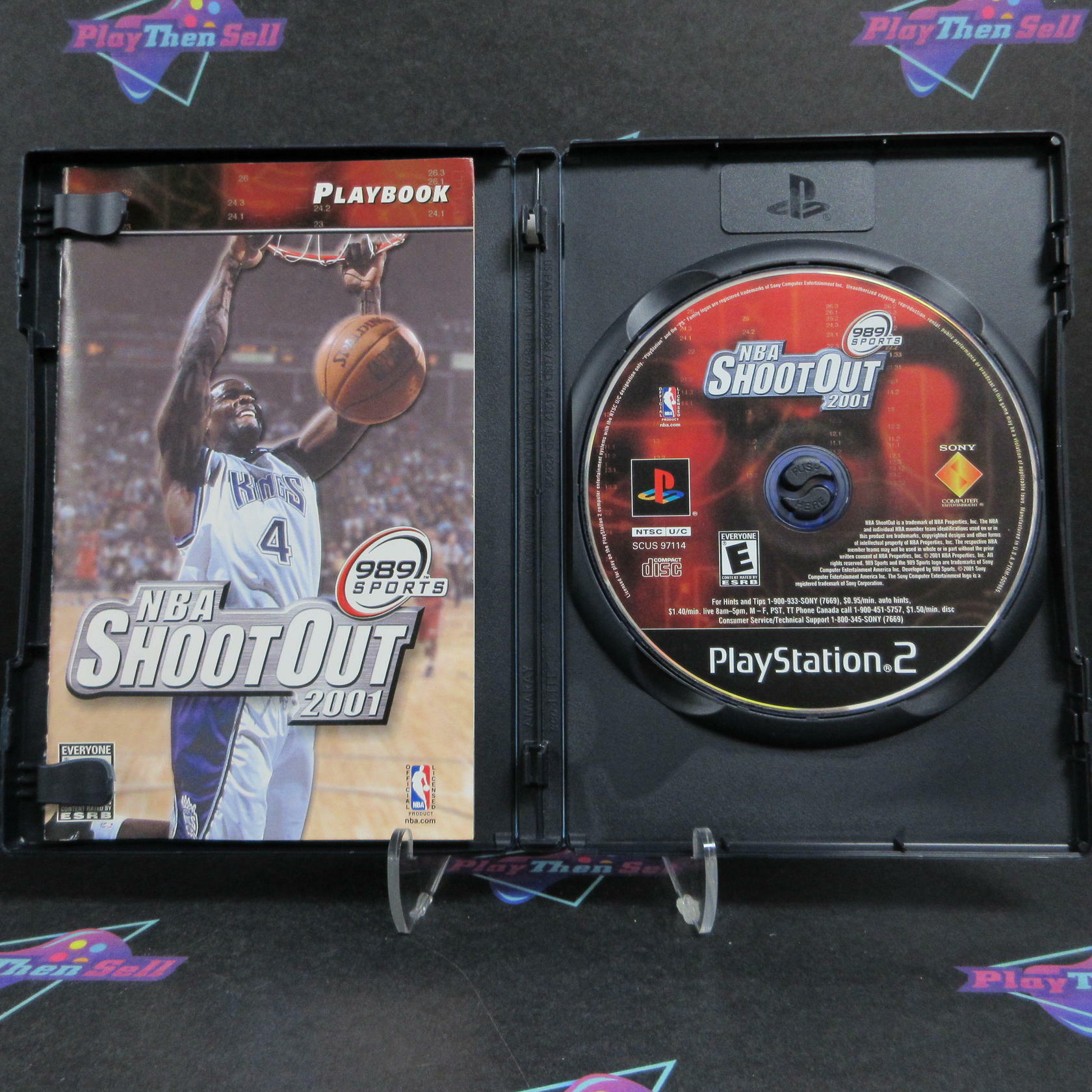 NBA Shootout 2001 PS2 PlayStation 2 Complete - Excellent