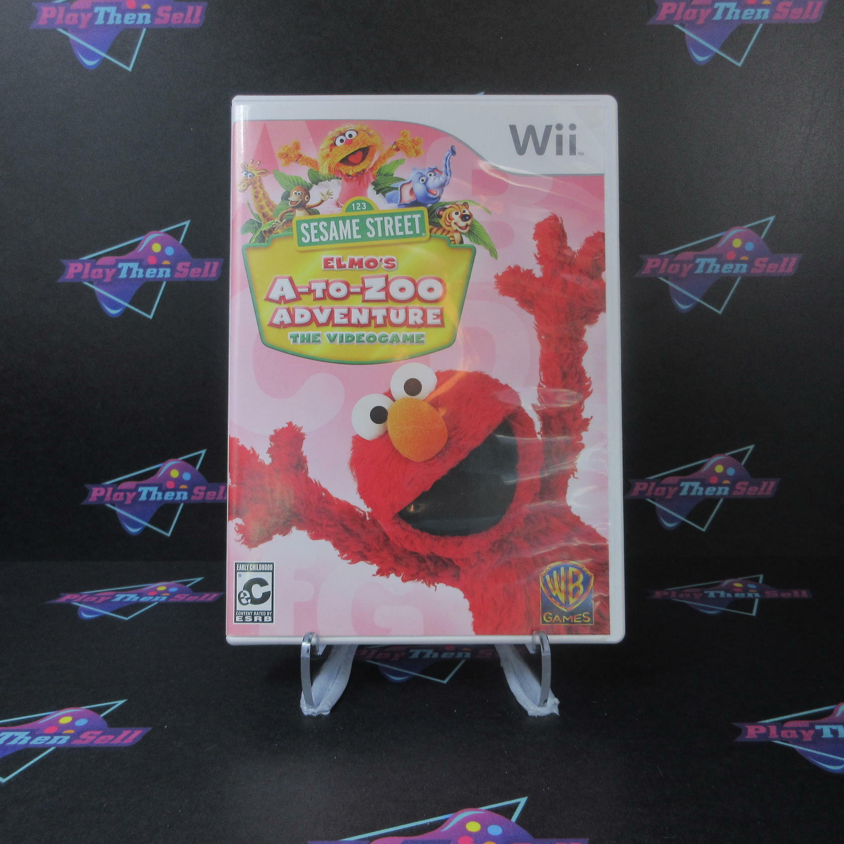 Sesame Street Elmos A-to-Zoo Adventure Nintendo Wii Complete - Excellent