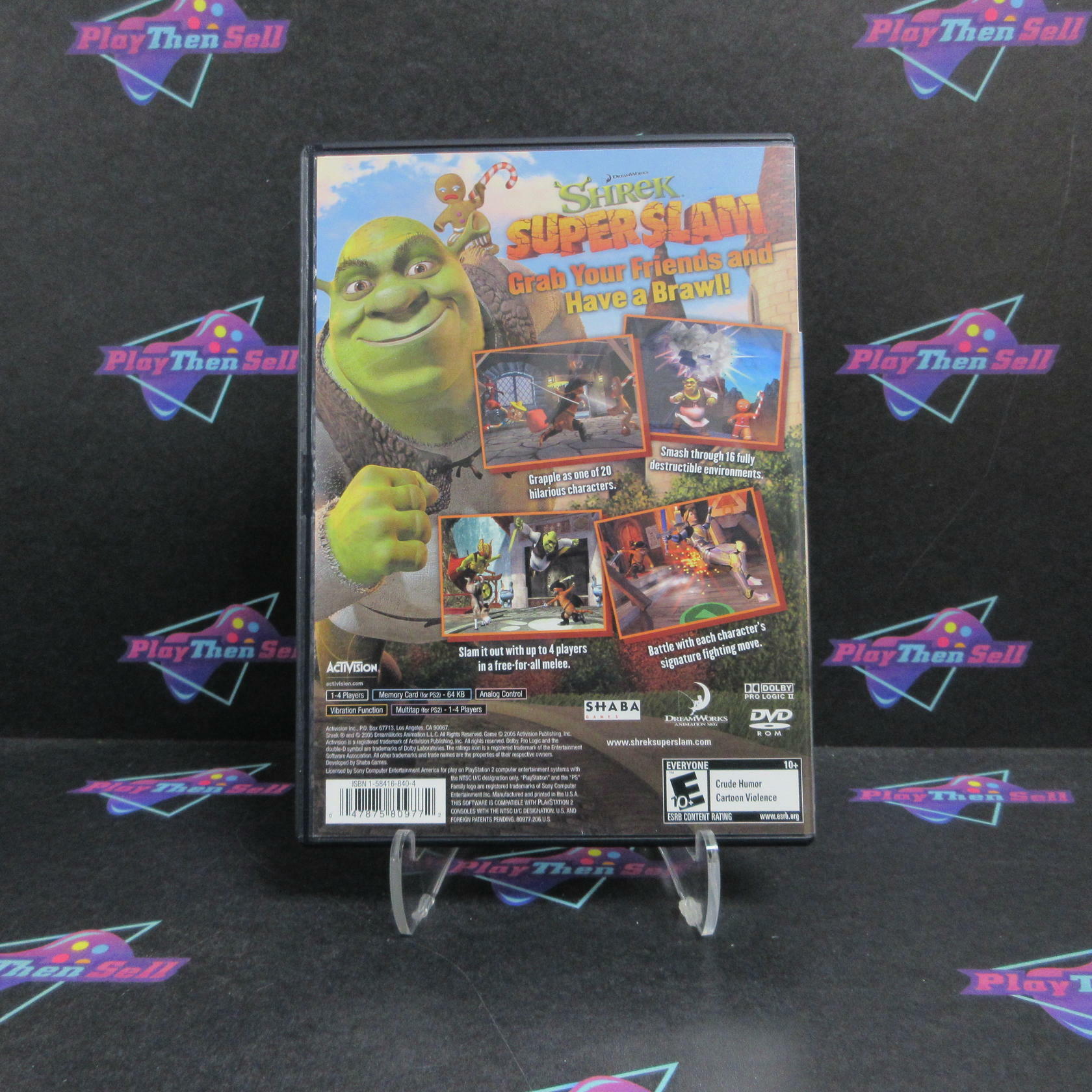 Shrek SuperSlam PS2 PlayStation 2 Complete - Excellent