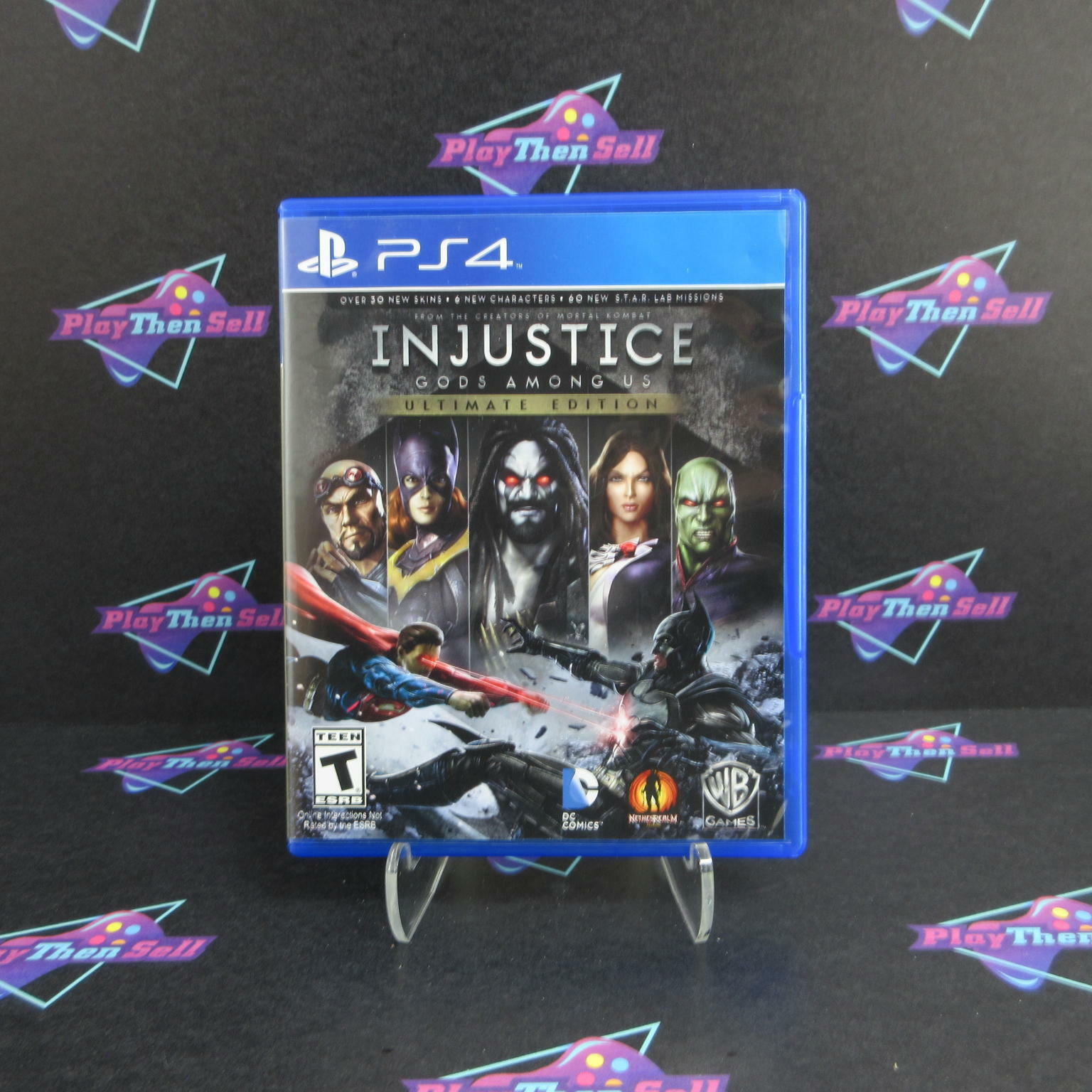 Injustice Gods Among Us Ultimate Edition PS4 PlayStation 4 Complete - Excellent