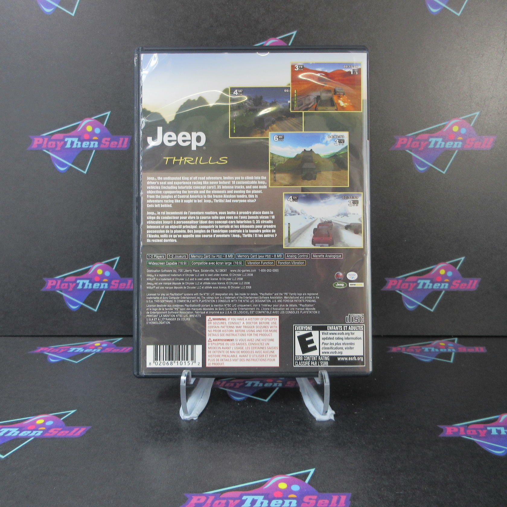 Jeep Thrills PS2 PlayStation 2 Complete - Excellent