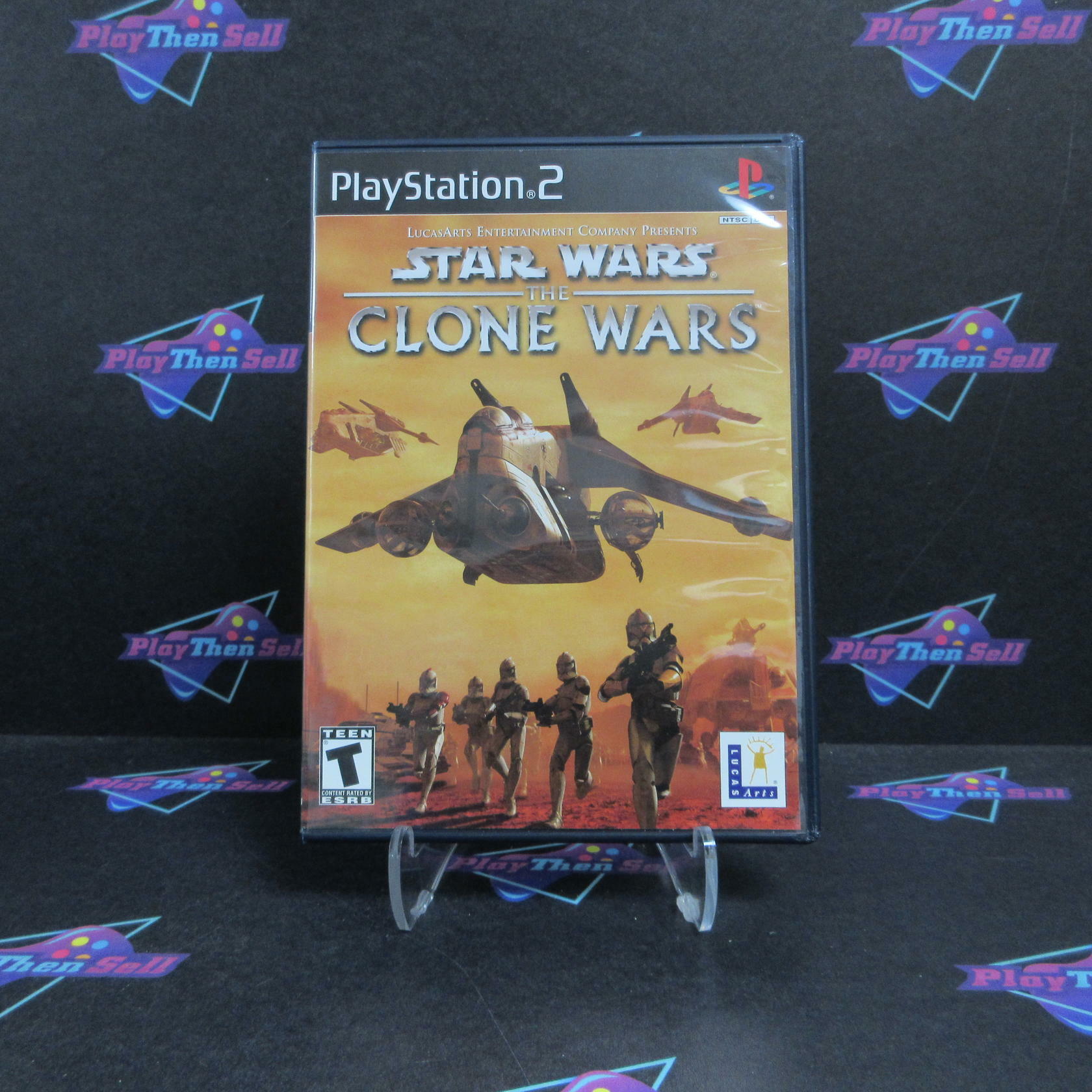 Star Wars The Clone Wars PS2 PlayStation 2 + Reg Card Complete - Excellent