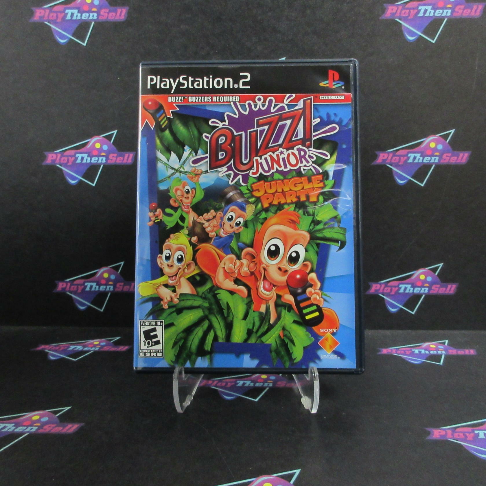 BUZZ Jr Jungle Party PS2 PlayStation 2 + Reg Card Complete - Excellent