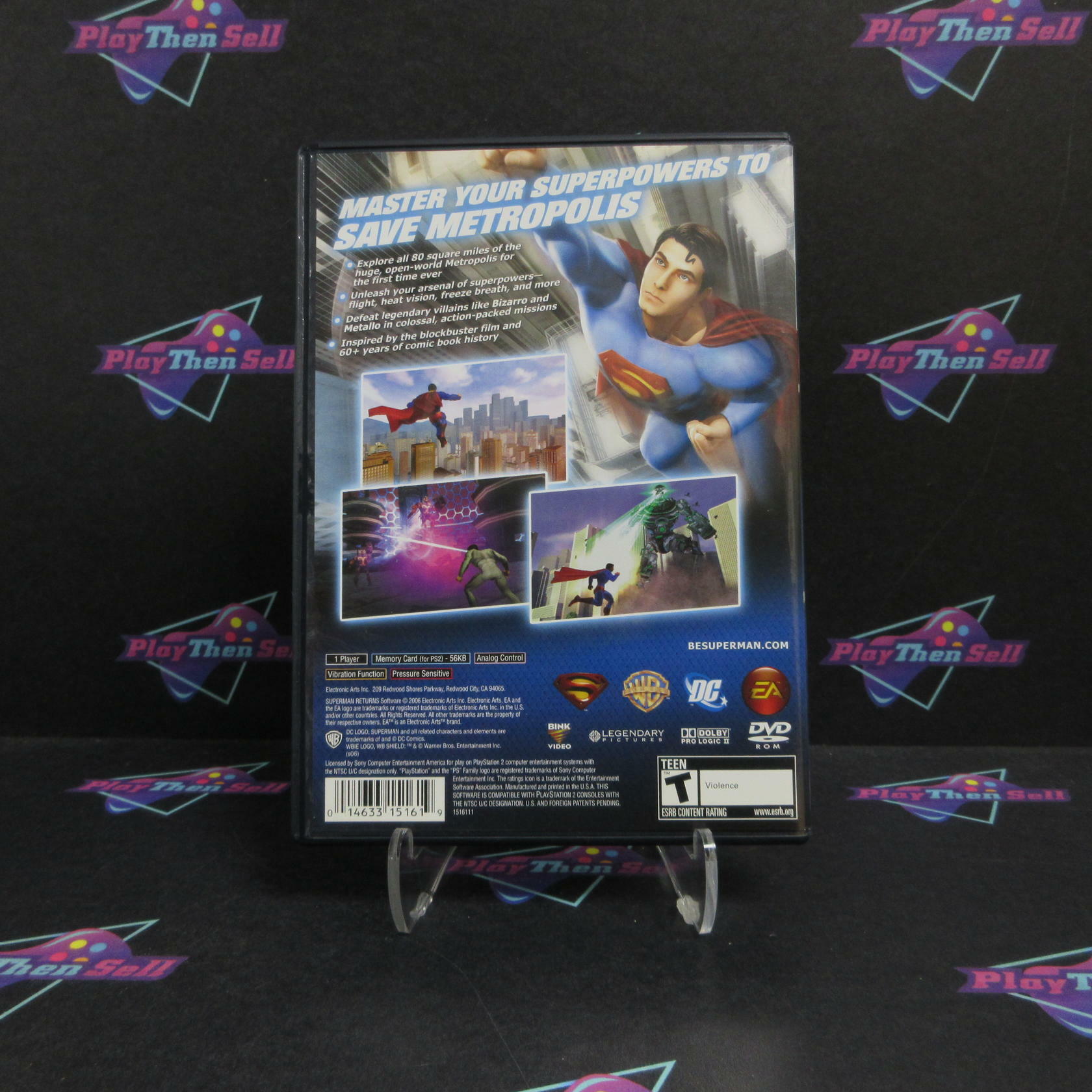 Superman Returns PS2 PlayStation 2 Complete - Excellent