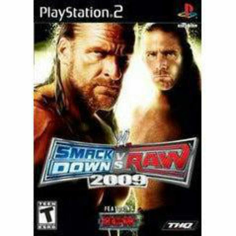 WWE SmackDown vs. Raw 2009 PS2 PlayStation 2 Complete - Excellent