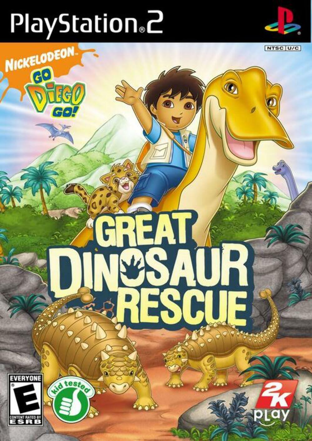 Go, Diego, Go! Great Dinosaur Rescue PS2 PlayStation 2 Complete - Excellent