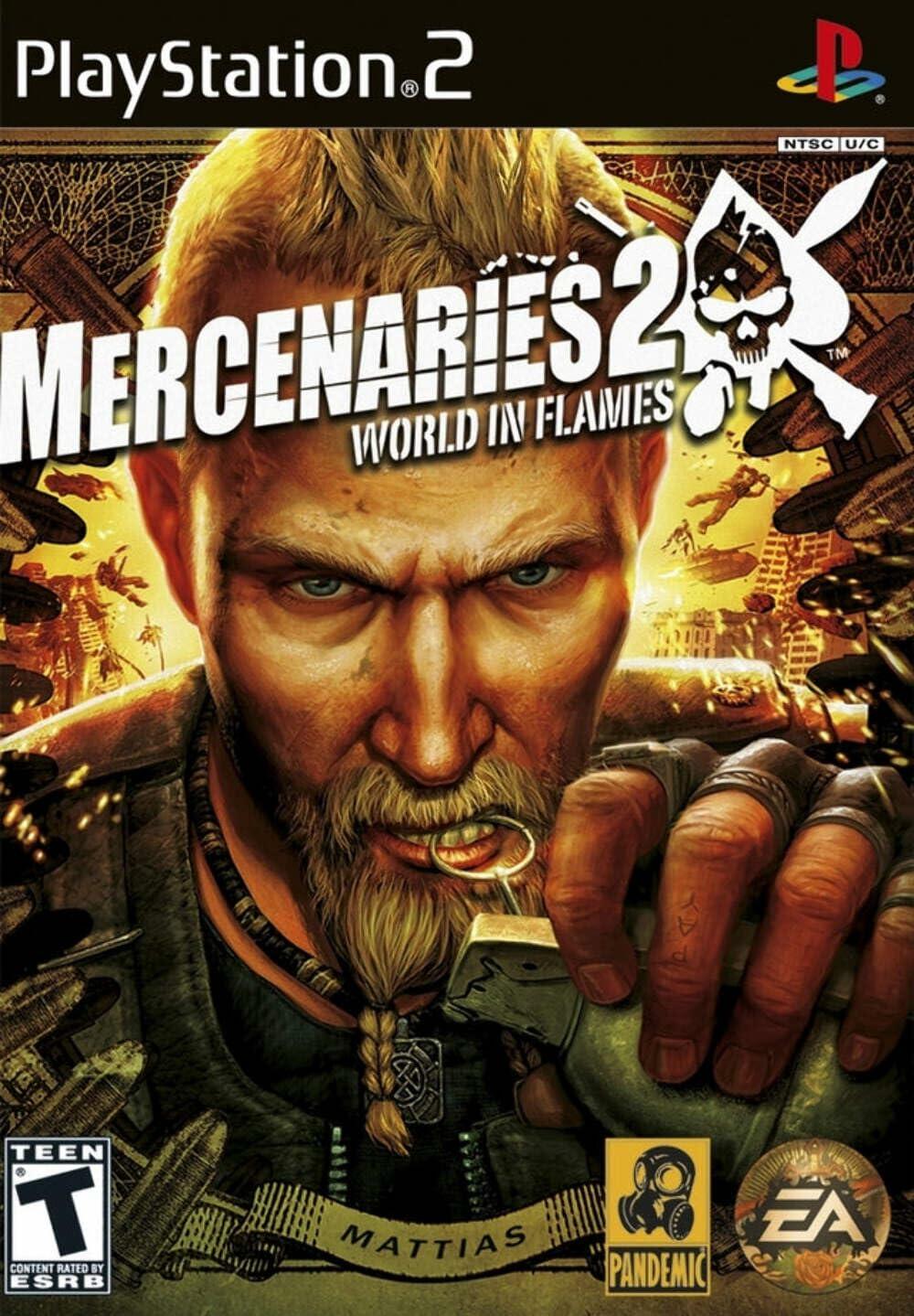 Mercenaries 2 World in Flames PS2 PlayStation 2 Complete - Excellent