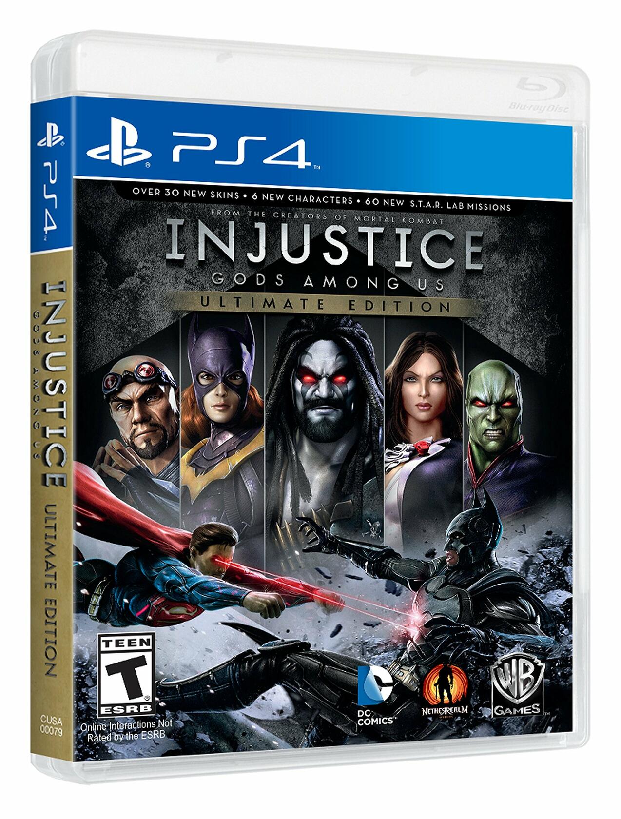 Injustice Gods Among Us Ultimate Edition PS4 PlayStation 4 Complete - Excellent