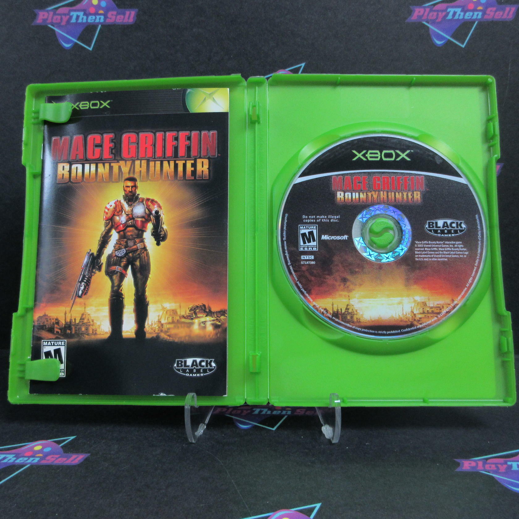 Mace Griffin Bounty Hunter Xbox + Reg Card Complete - Refurbished