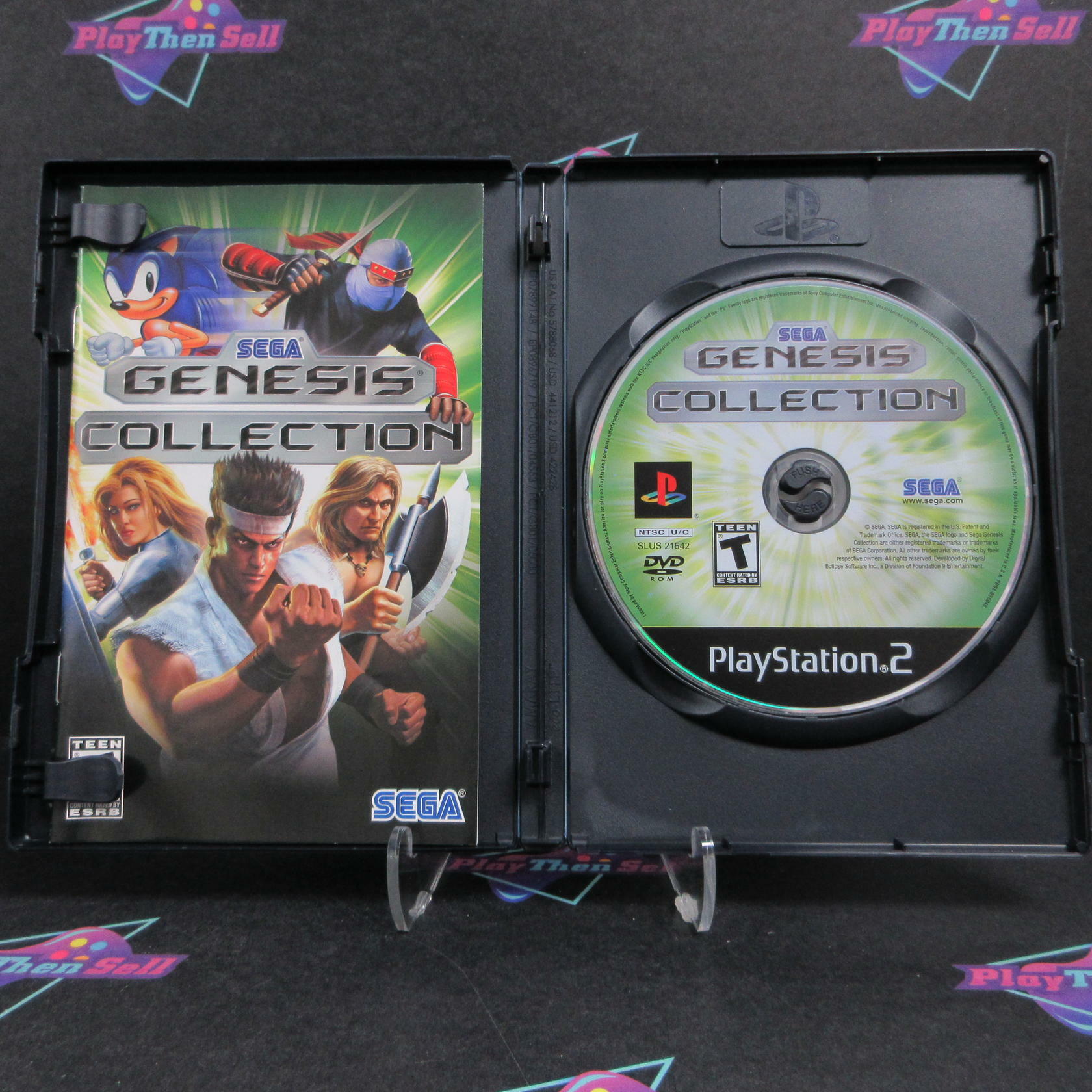 Sega Genesis Collection PS2 PlayStation 2 Complete - Excellent