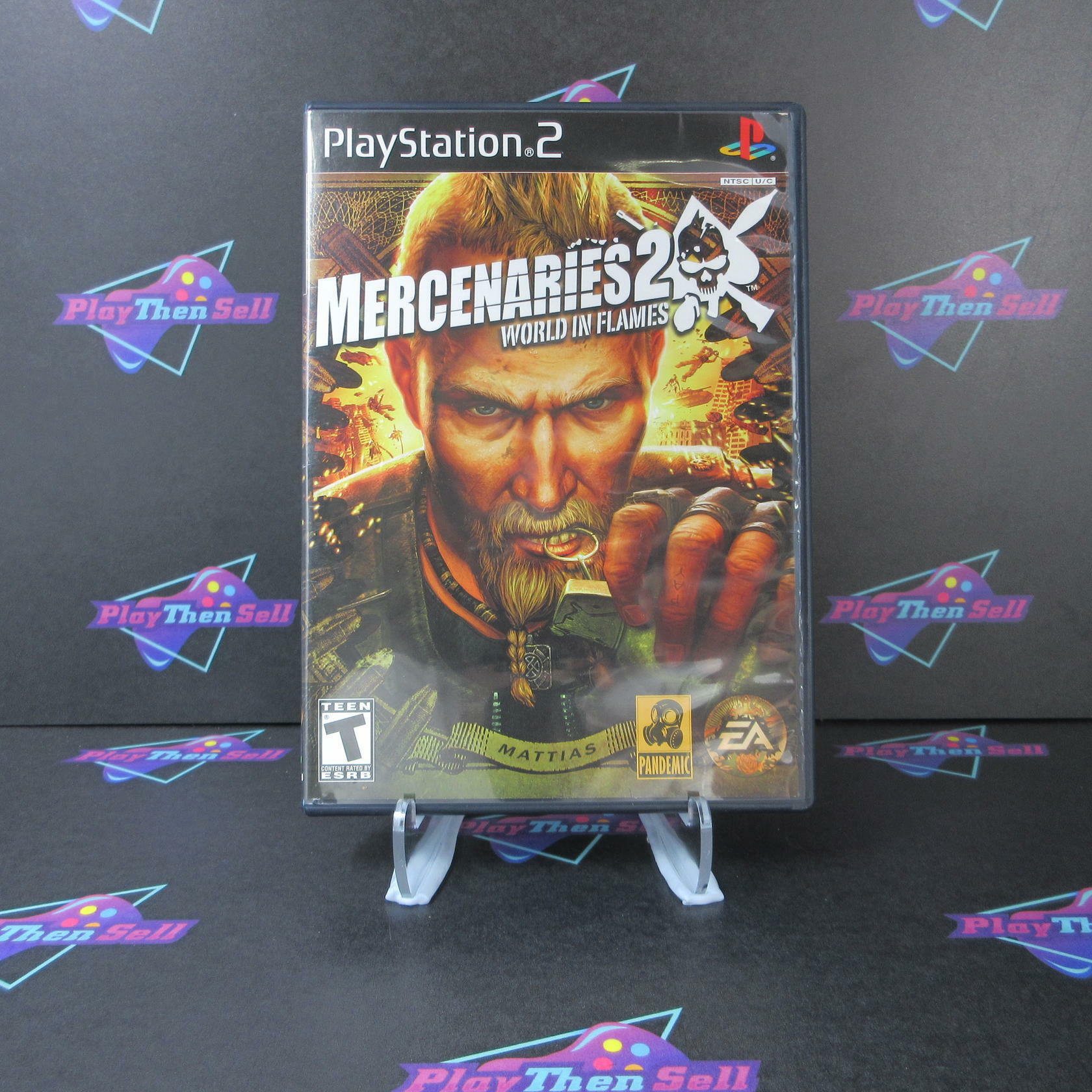 Mercenaries 2 World in Flames PS2 PlayStation 2 Complete - Excellent