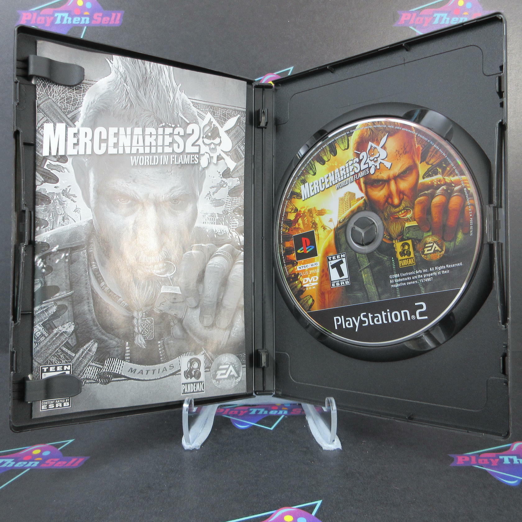 Mercenaries 2 World in Flames PS2 PlayStation 2 Complete - Excellent