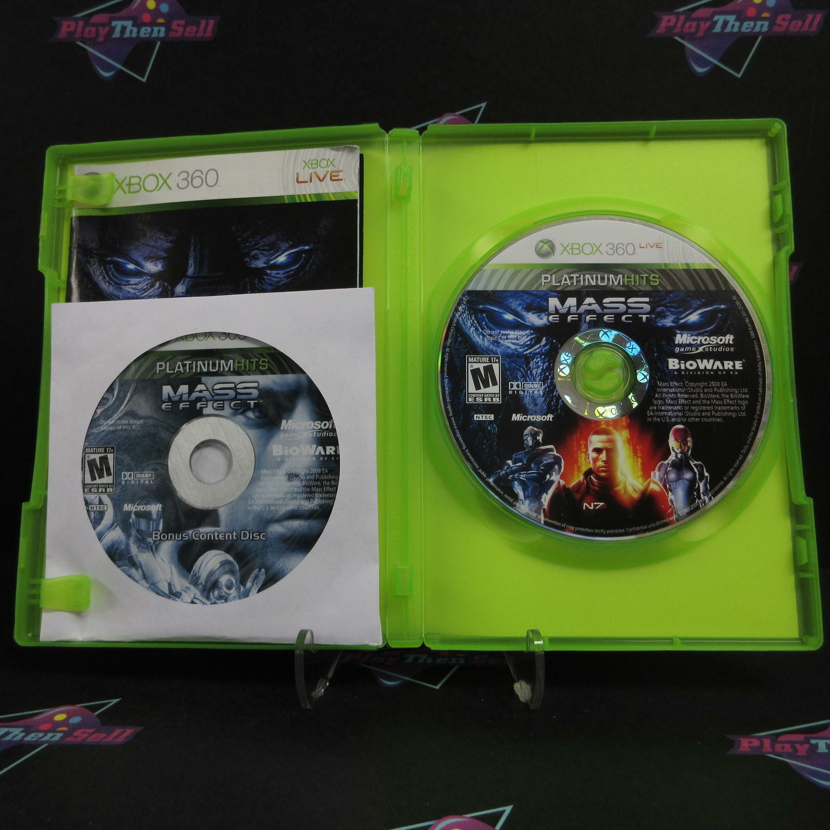 Mass Effect Xbox 360 PH + Bonus Disc Complete - Excellent